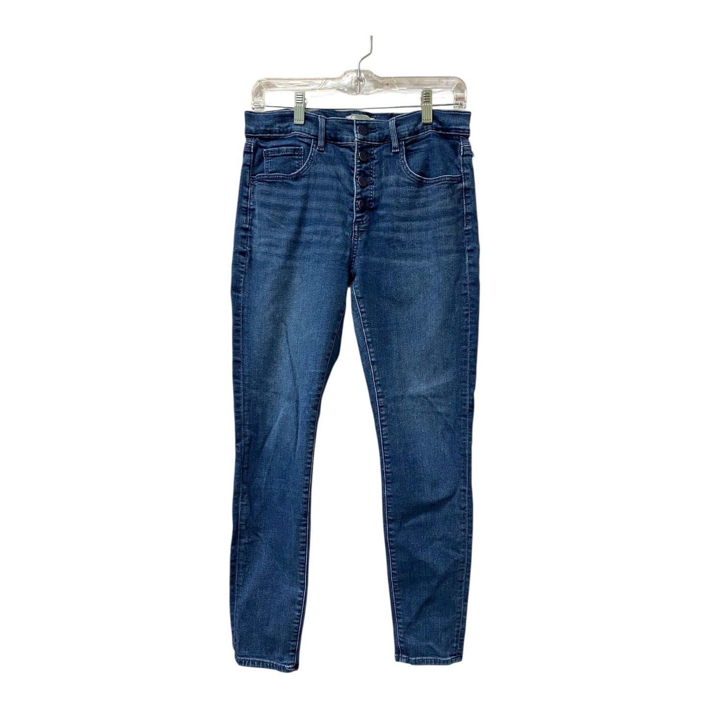 Jeans Skinny By Loft In Blue, Size:8