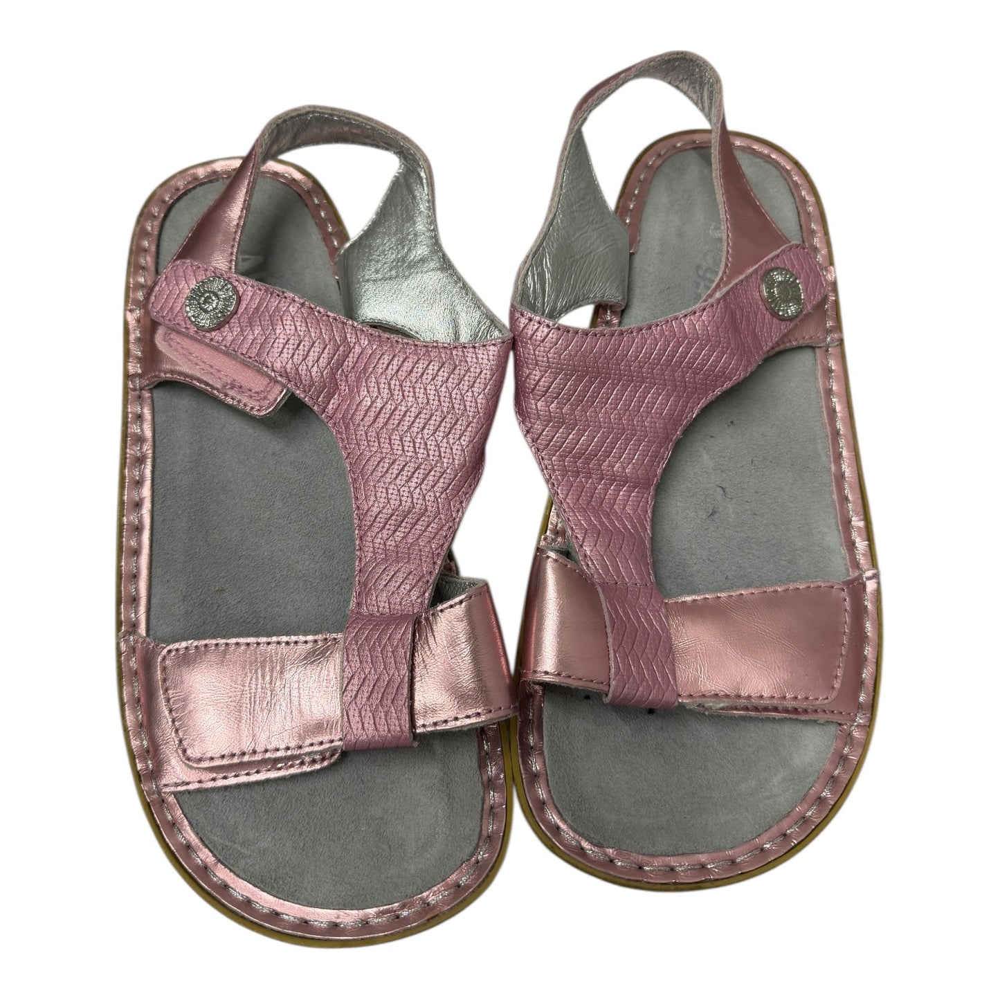 Sandals Heels Platform By Alegria In Pink, Size:9.5
