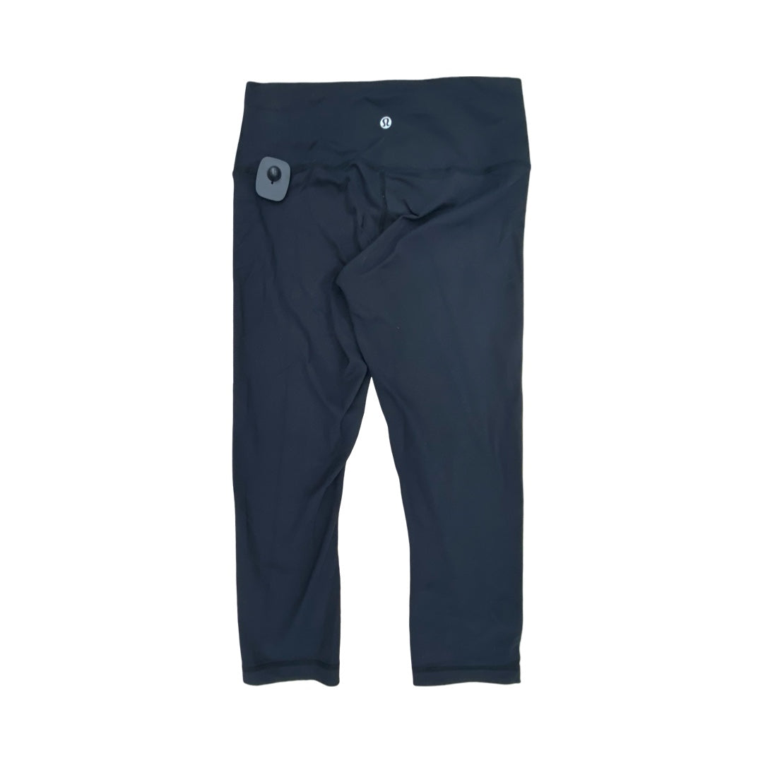 Athletic Leggings Capris By Lululemon In Black, Size:8