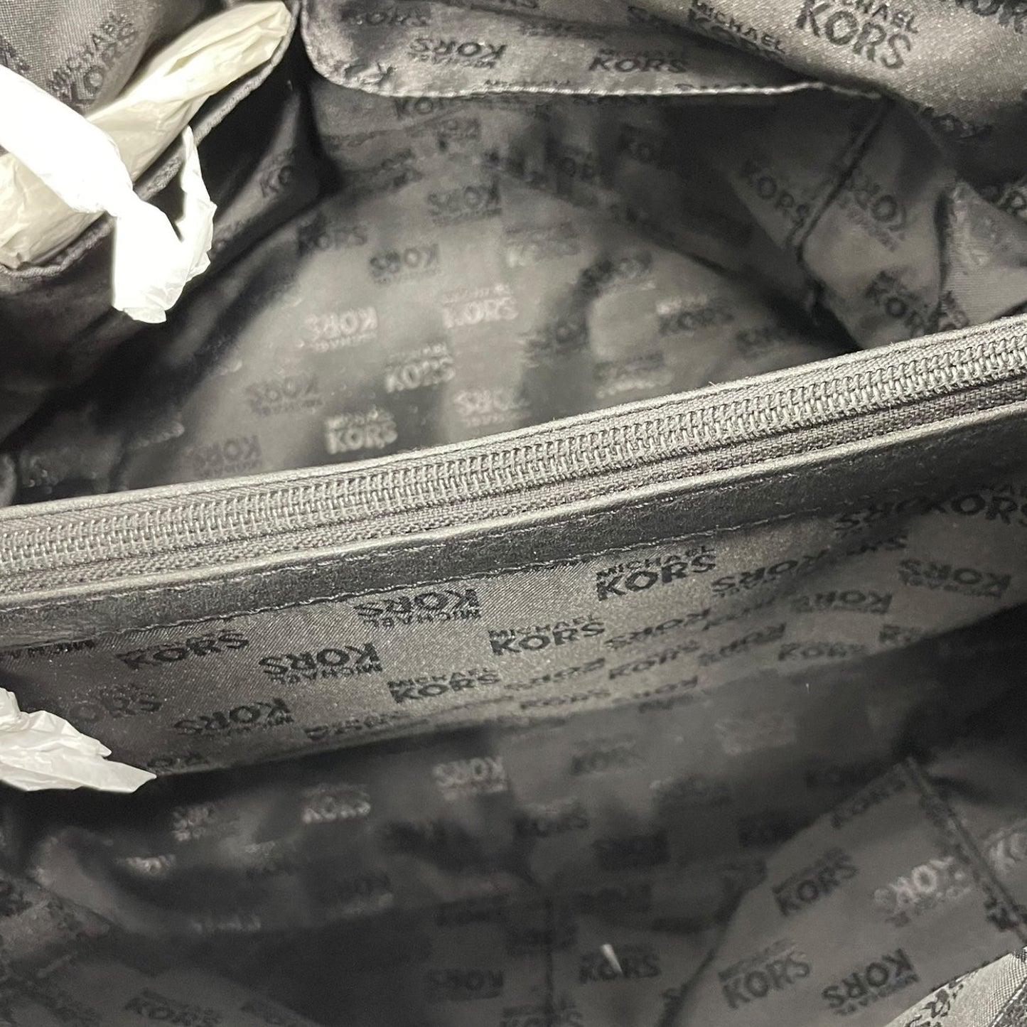 Handbag Leather By Michael By Michael Kors, Size: Large