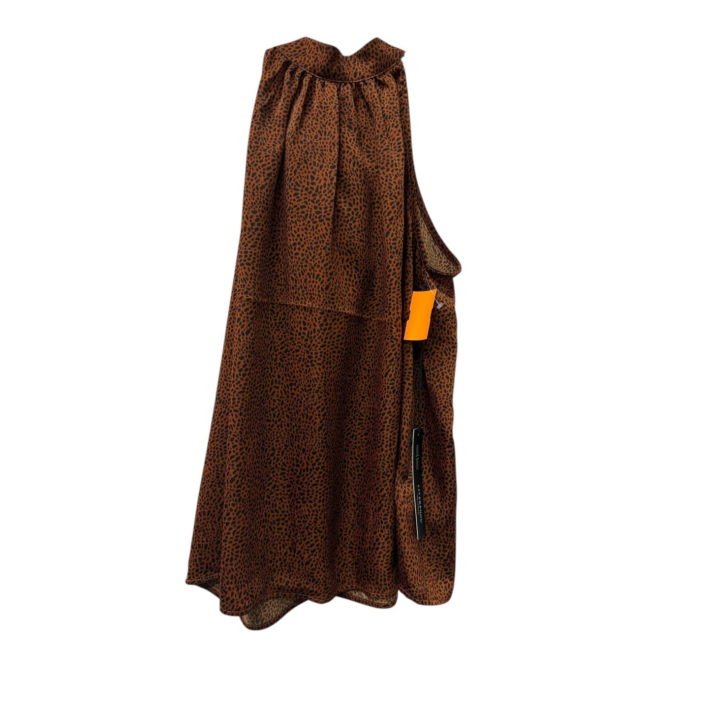 Top Sleeveless By Liverpool In Brown, Size:M
