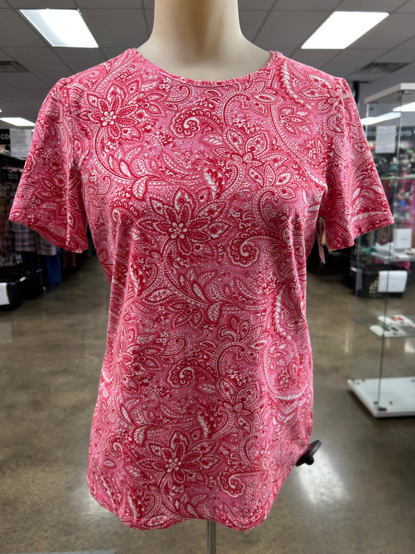 Top Ss By Talbots In Paisley Print, Size:S