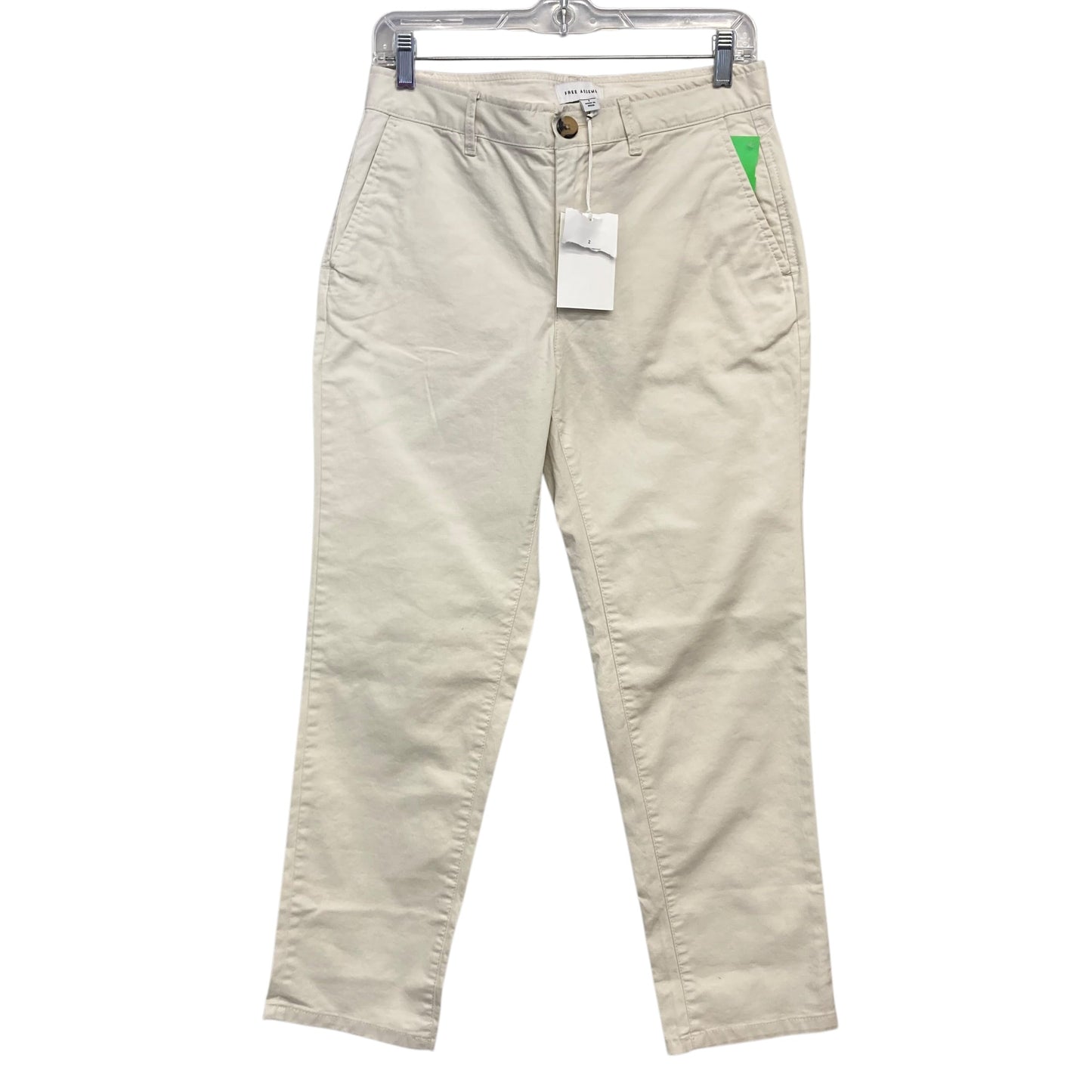Pants Chinos & Khakis By Free Assembly In Beige, Size:2