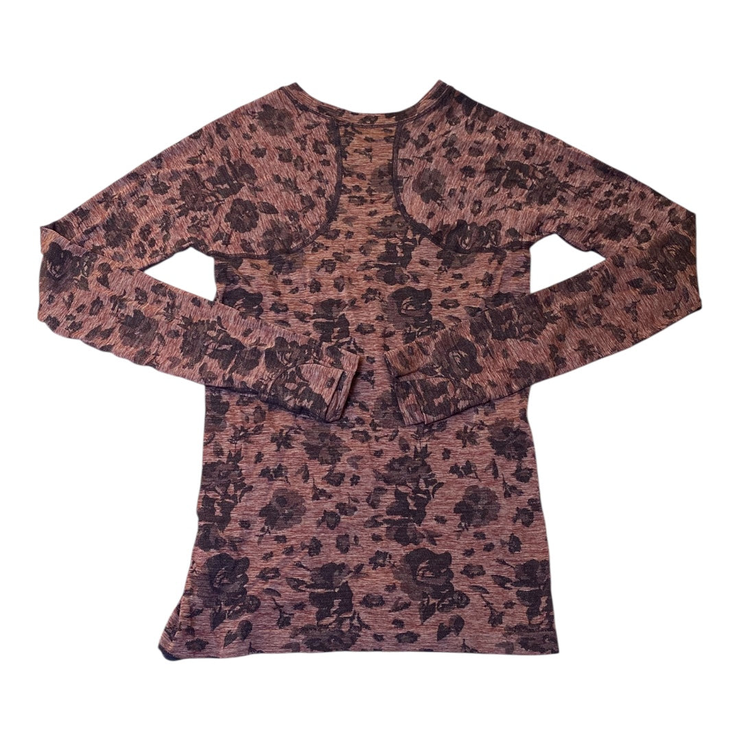 Athletic Top Ls Crewneck By Athleta In Multi, Size:Xs