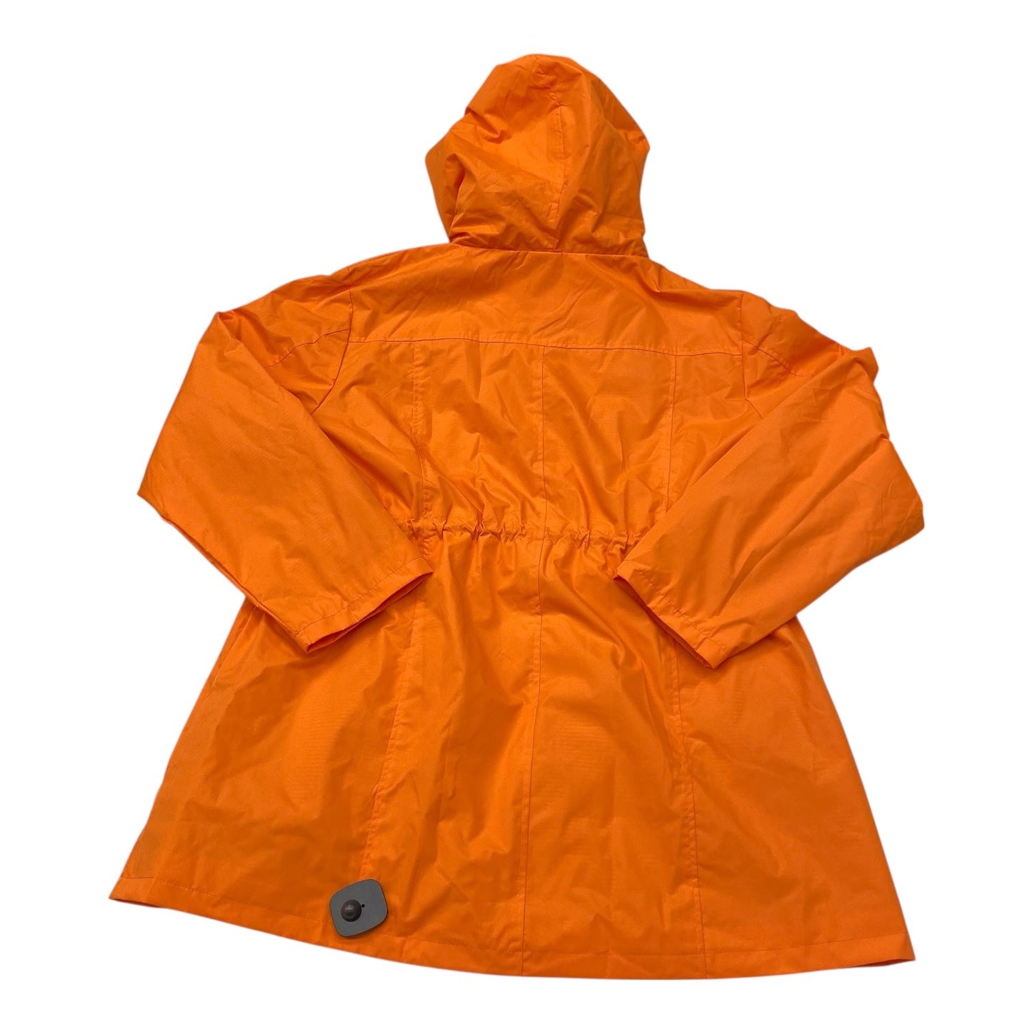 Jacket Windbreaker By Clothes Mentor In Orange, Size:2X