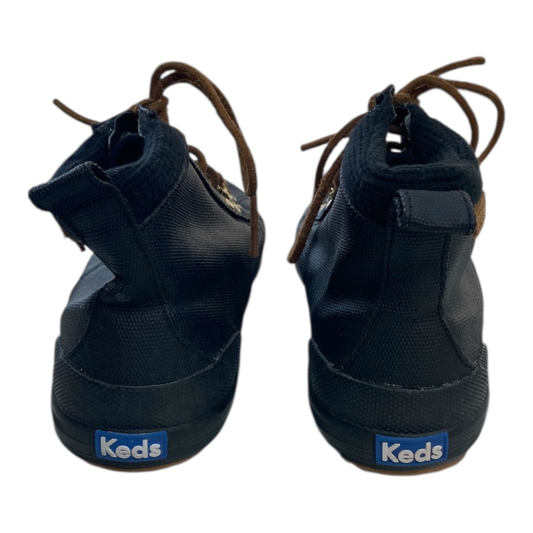 Boots Ankle Flats By Keds In Black, Size:7.5