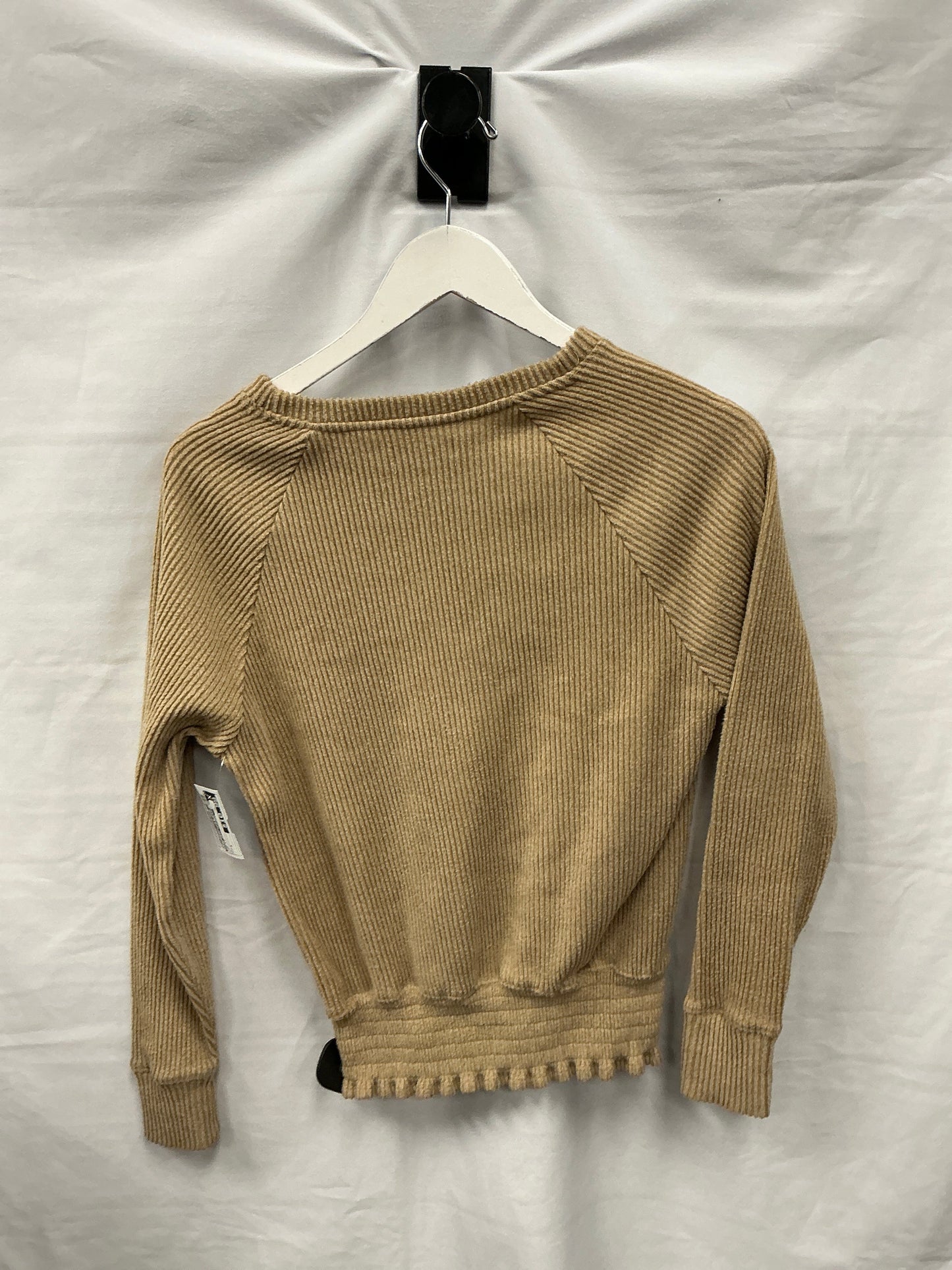 Top Long Sleeve By Nine West Apparel In Tan, Size: S
