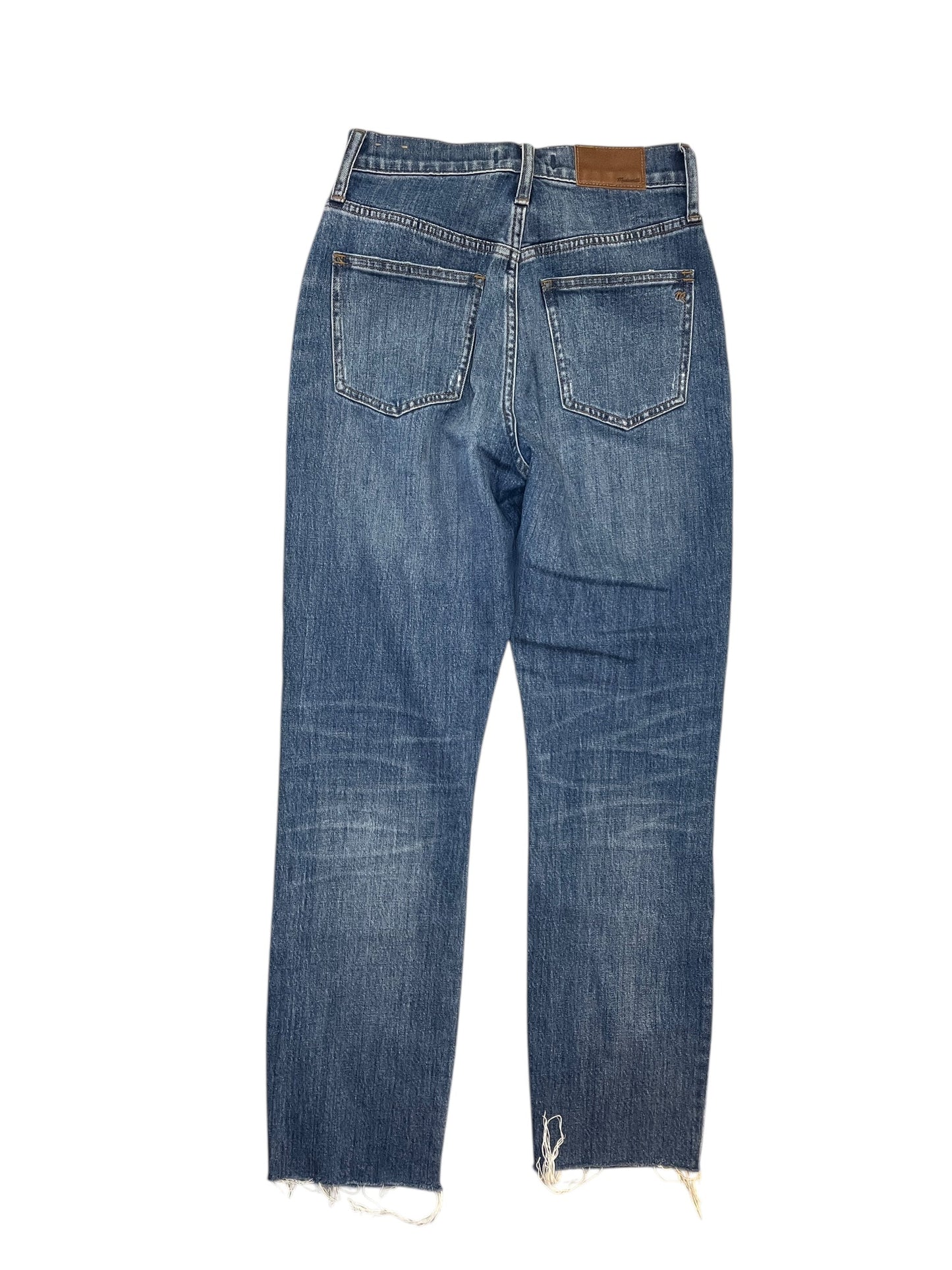 Jeans Straight By Madewell In Blue Denim, Size:0