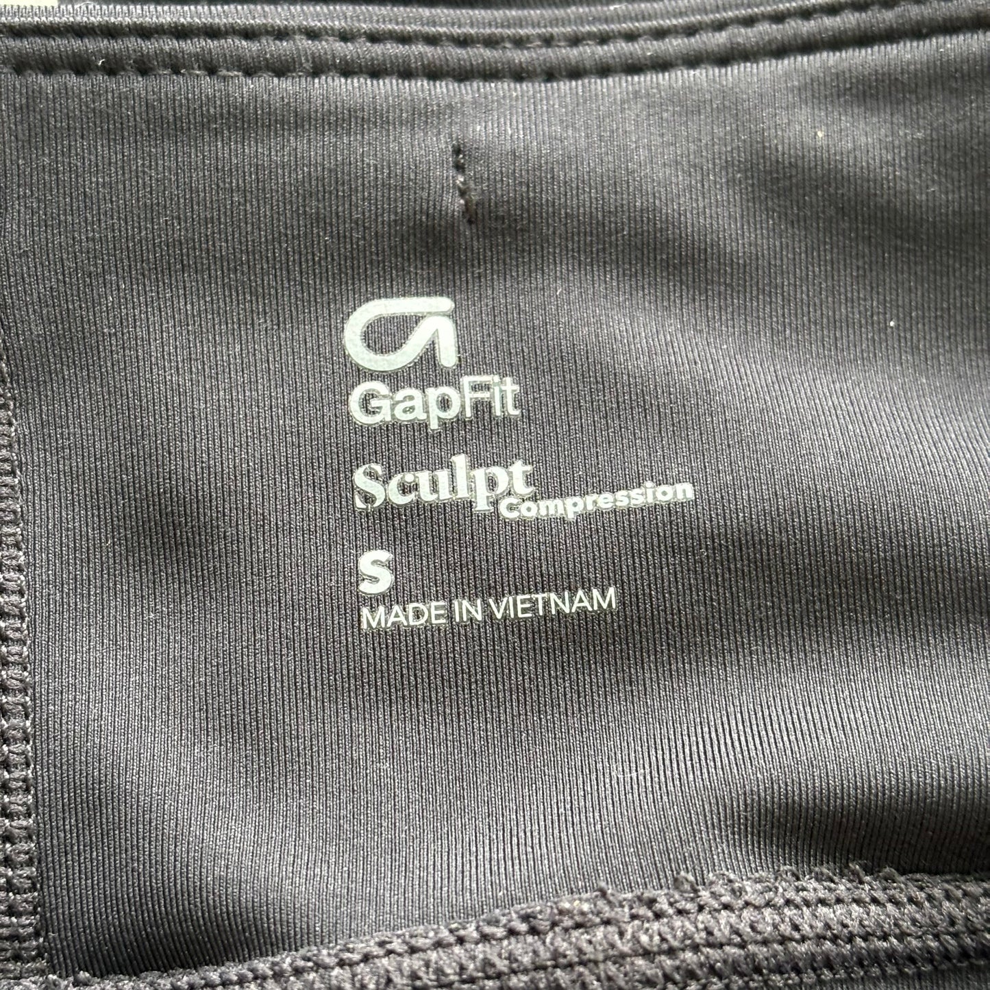 Athletic Leggings By Gap In Black & White, Size: S