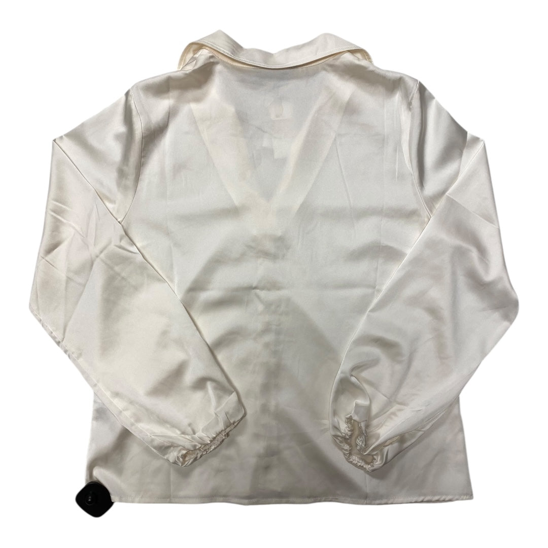 Top Ls By Banana Republic In Ivory, Size:M