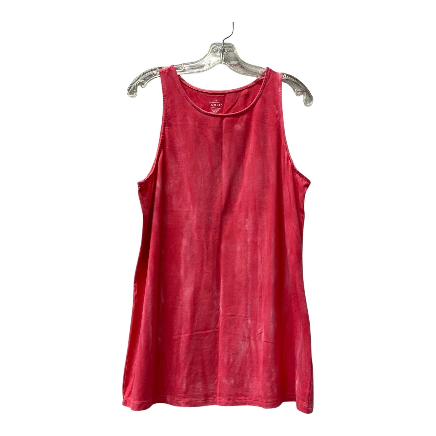 Top Sleeveless By Torrid In Pink, Size:3X