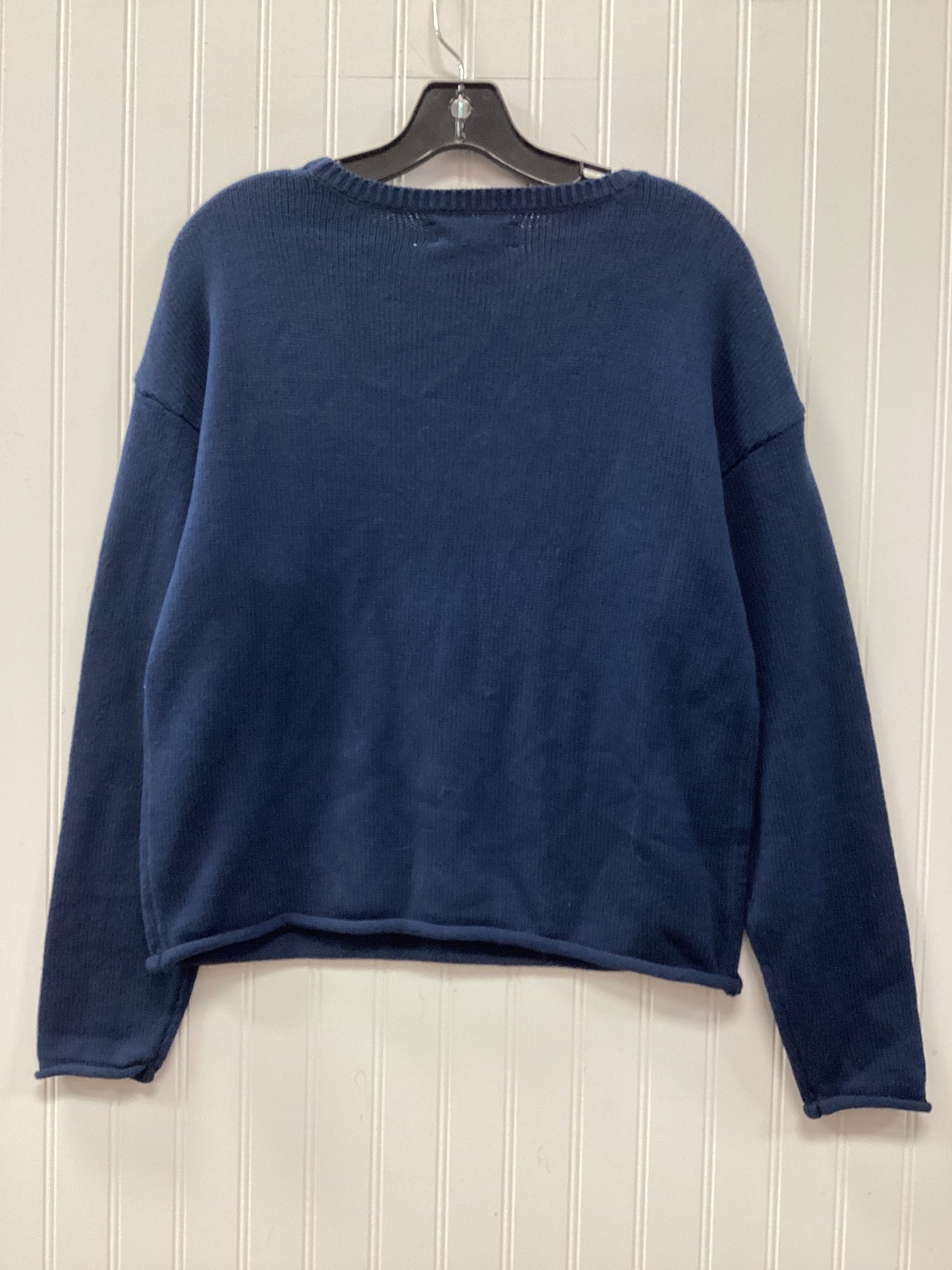 Sweater By Lucky Brand In Navy, Size:M