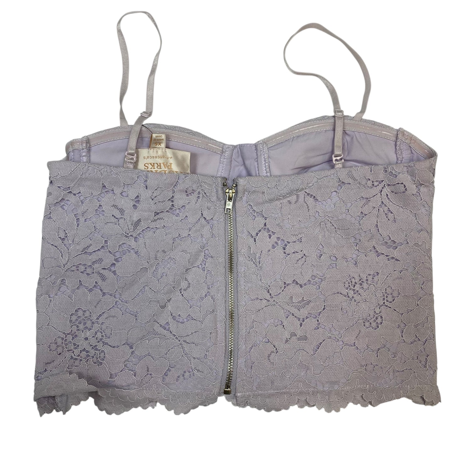 Top Sleeveless By Francesca’S In Purple, Size:Xs