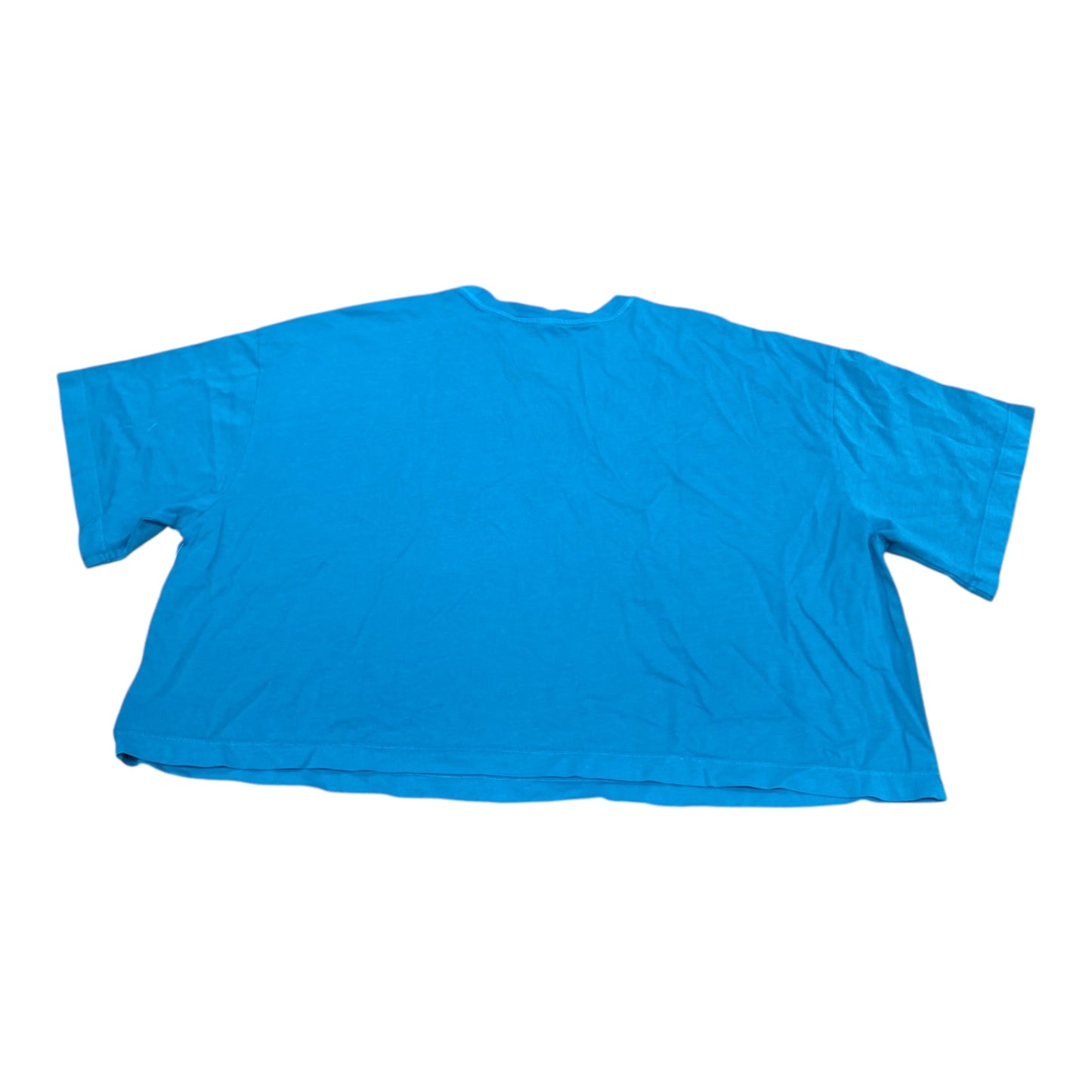 Top Ss Basic By Old Navy In Teal, Size:Xxl