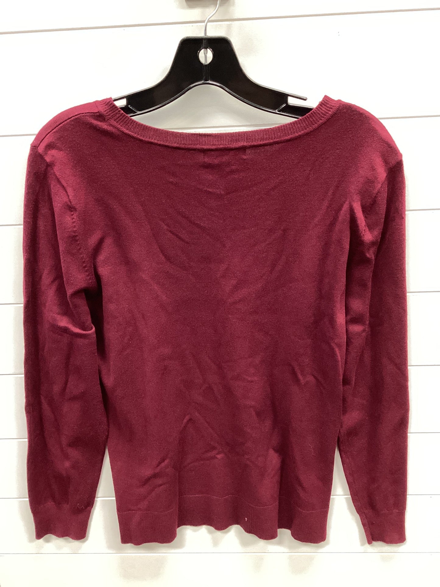 Top Ls By Alfani In Maroon, Size:L