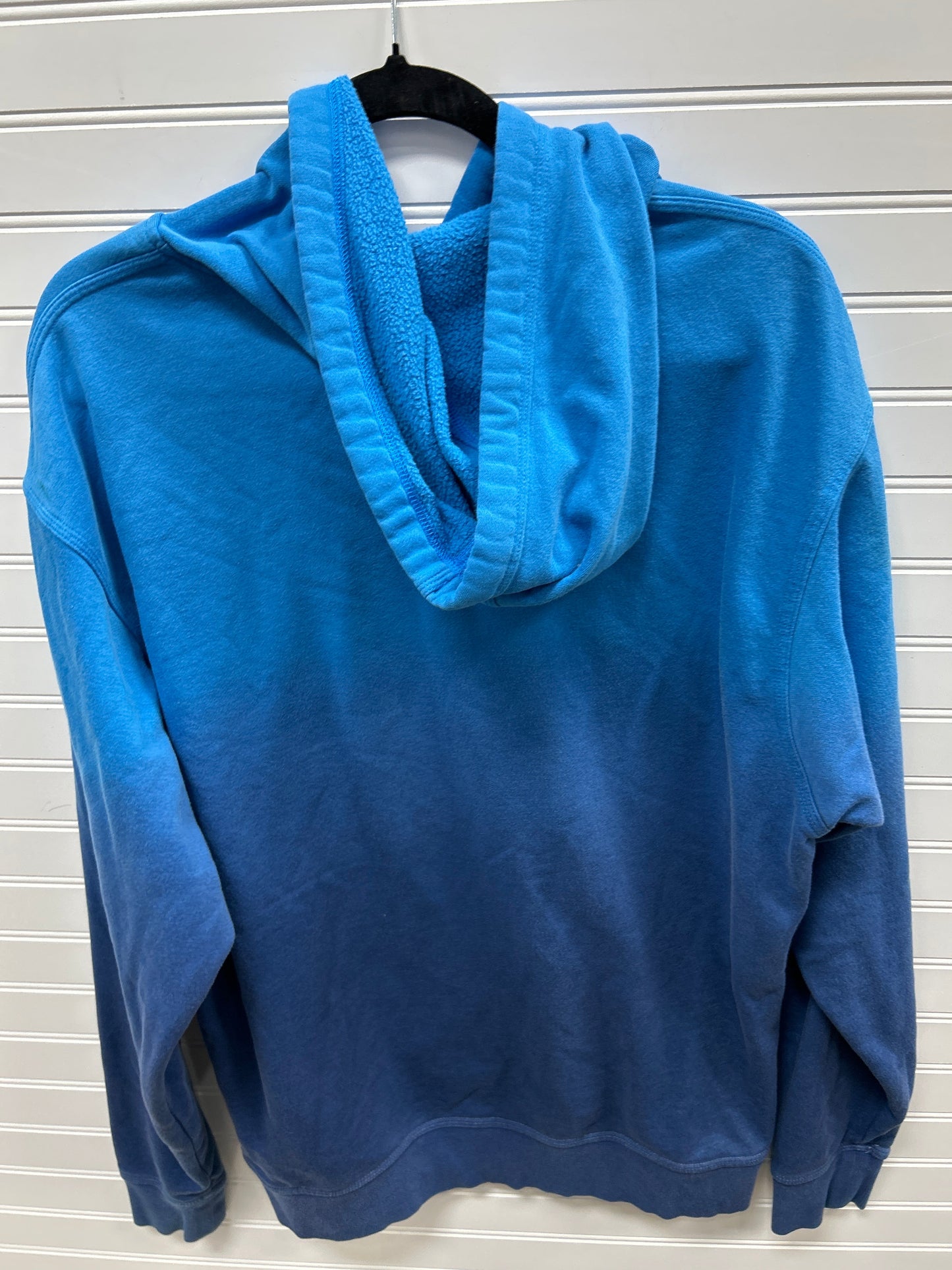 Athletic Sweatshirt Hoodie By Champion In Blue, Size:L