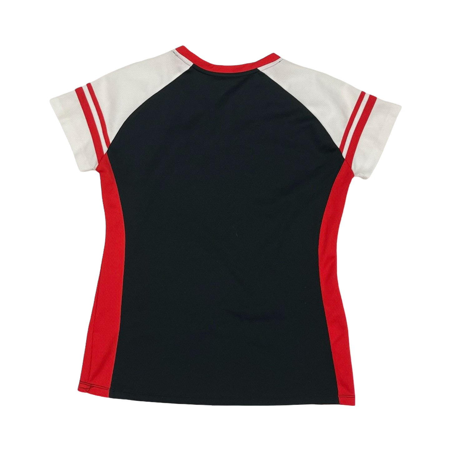 Athletic Top Ss By Clothes Mentor In Black & Red, Size:L