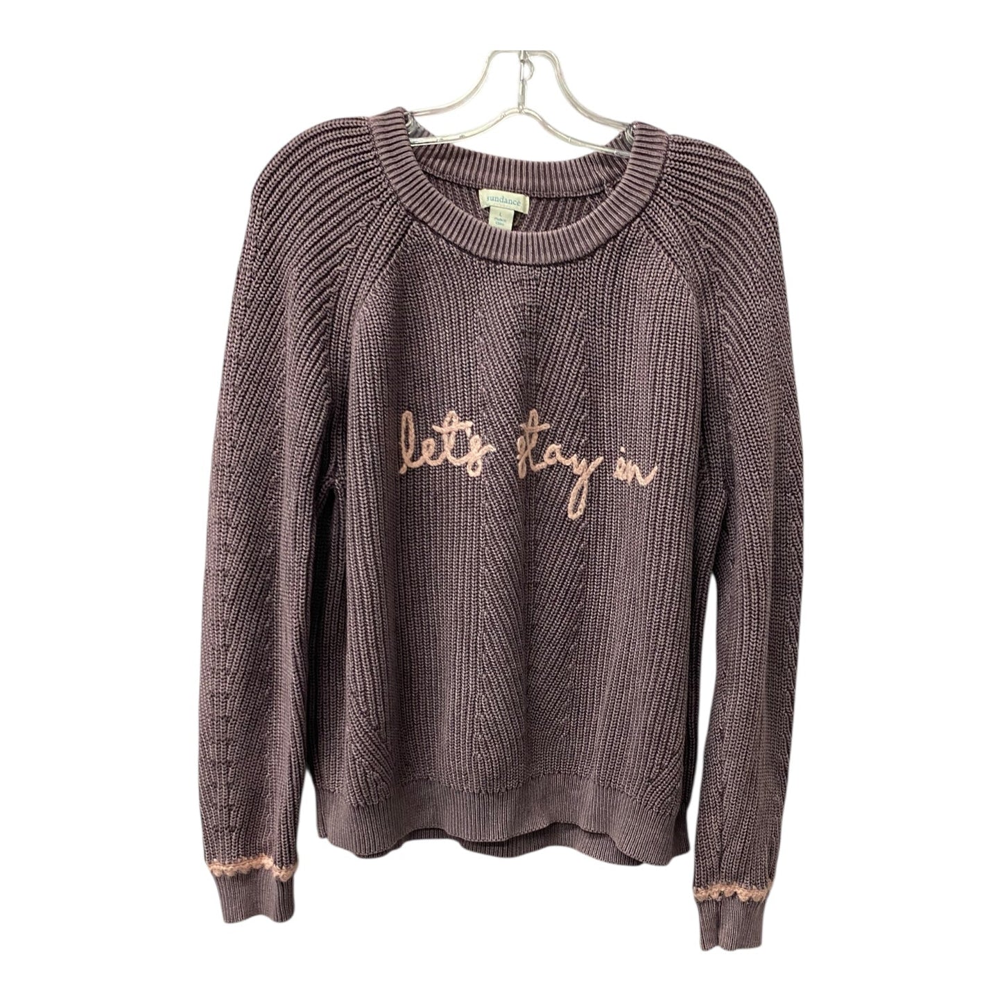 Sweater By Sundance In Purple, Size:L
