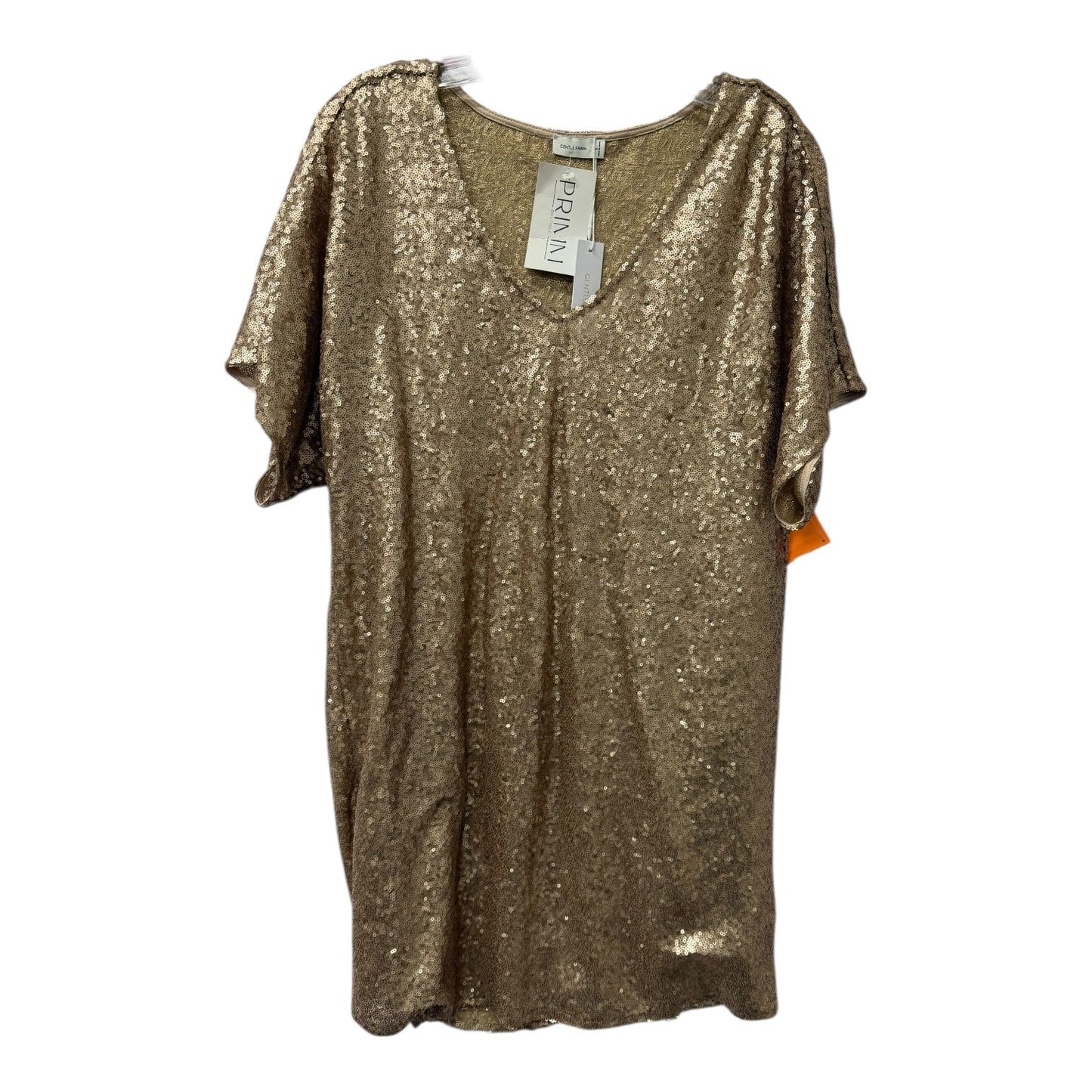 Dress Party Short By Gentle Fawn In Gold, Size:S