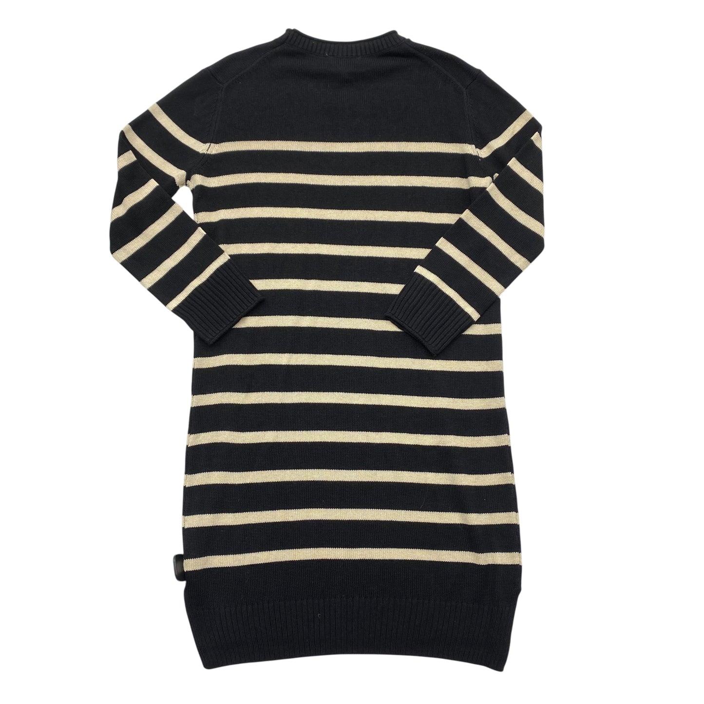 Dress Casual Midi By Jessica Simpson In Black & Cream, Size:S