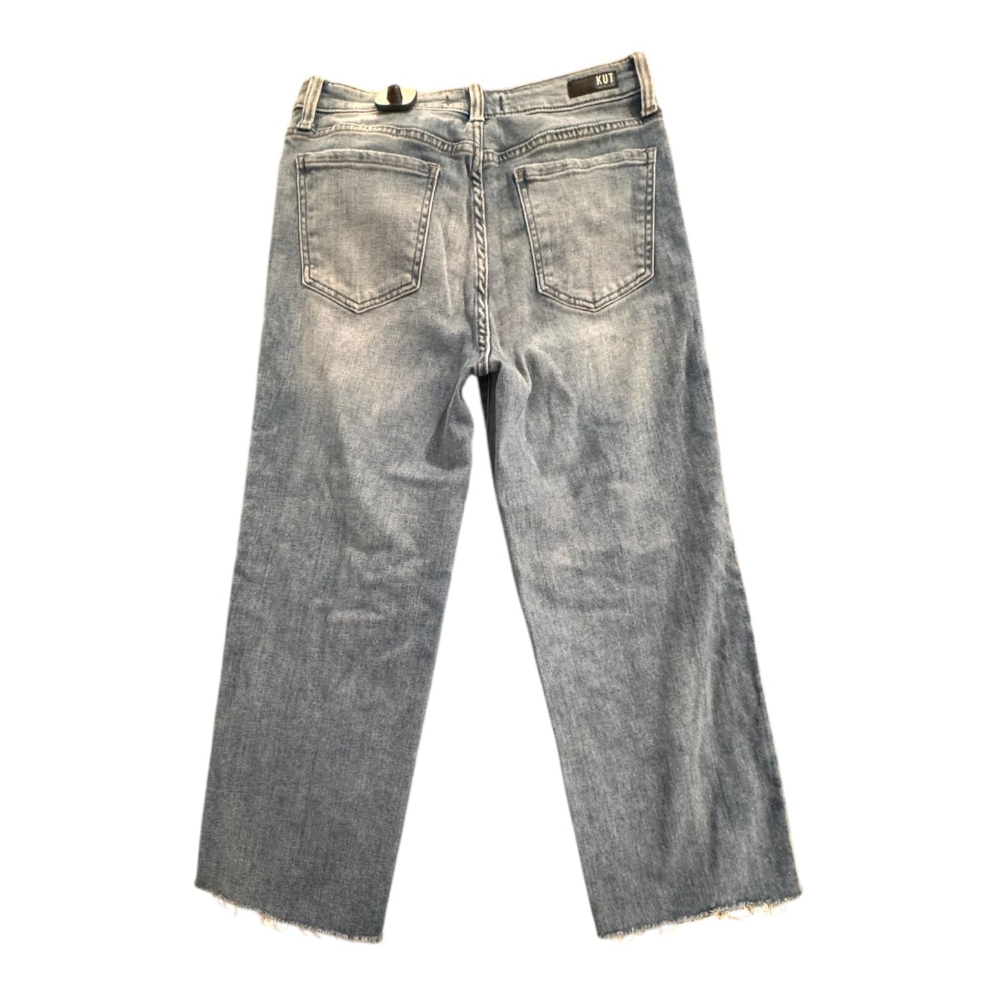 Jeans Wide Leg By Kut In Blue Denim, Size:8
