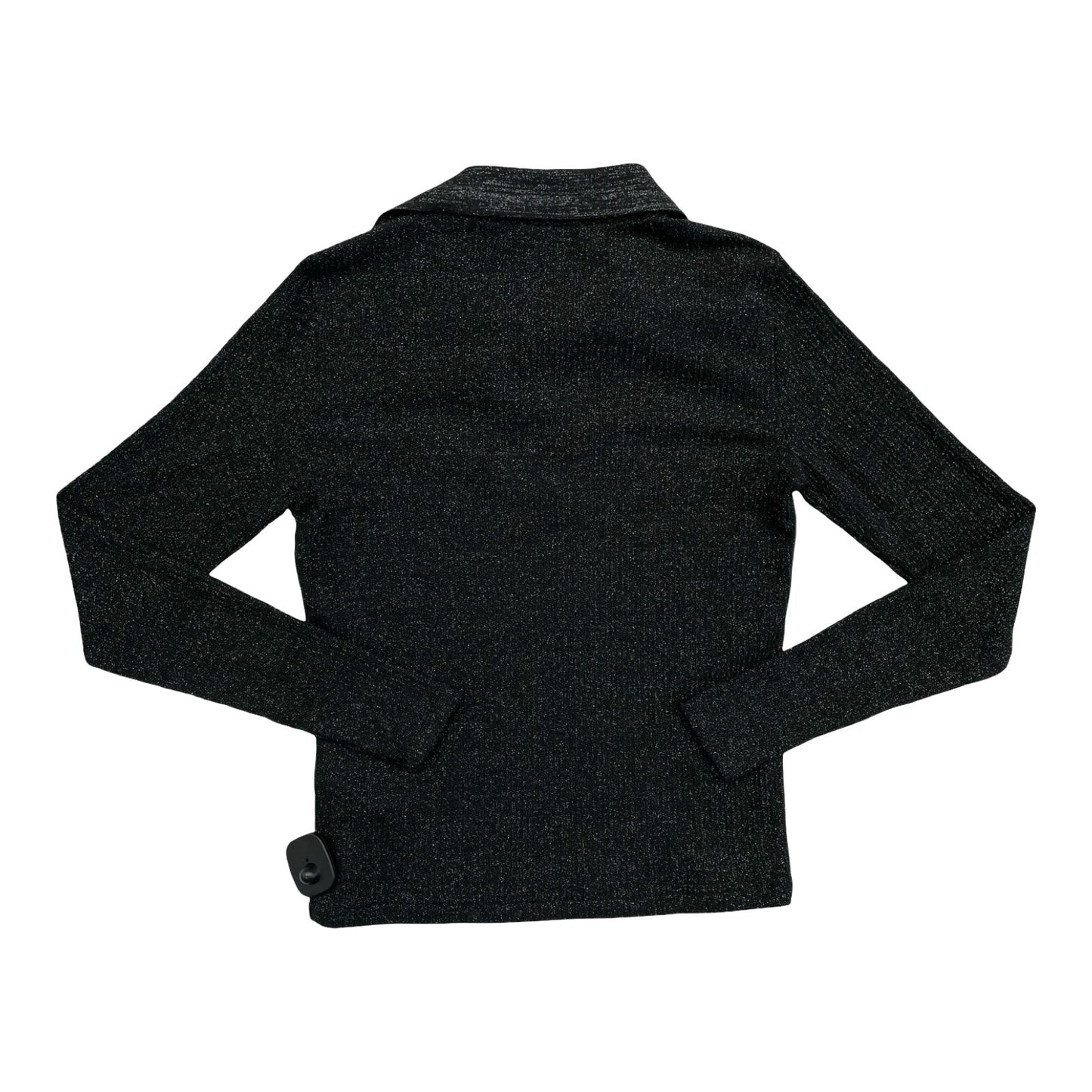 Sweater By Madewell In Black & Silver, Size:S