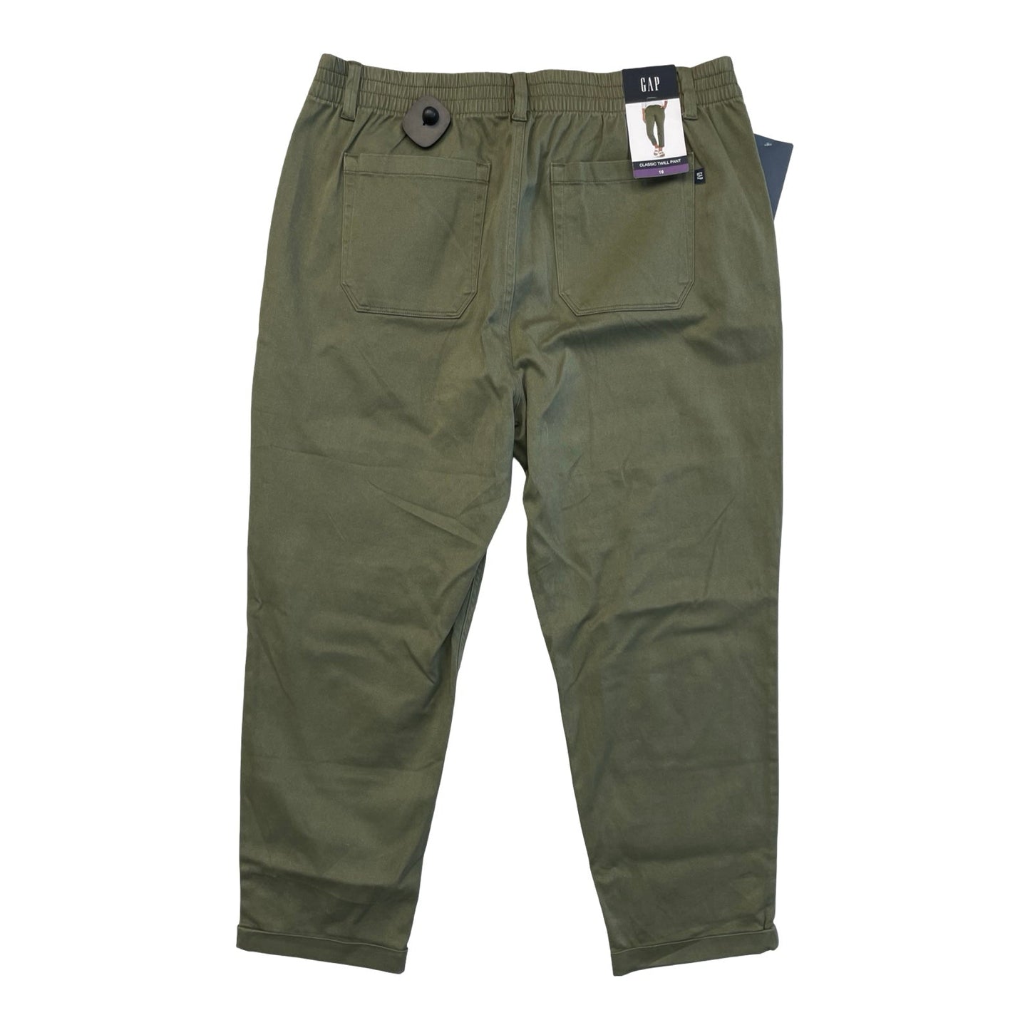 Pants Cropped By Gap In Green, Size:16