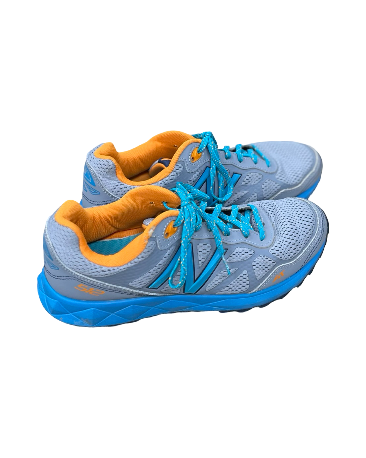 Shoes Athletic By New Balance In Grey & Orange, Size:9.5