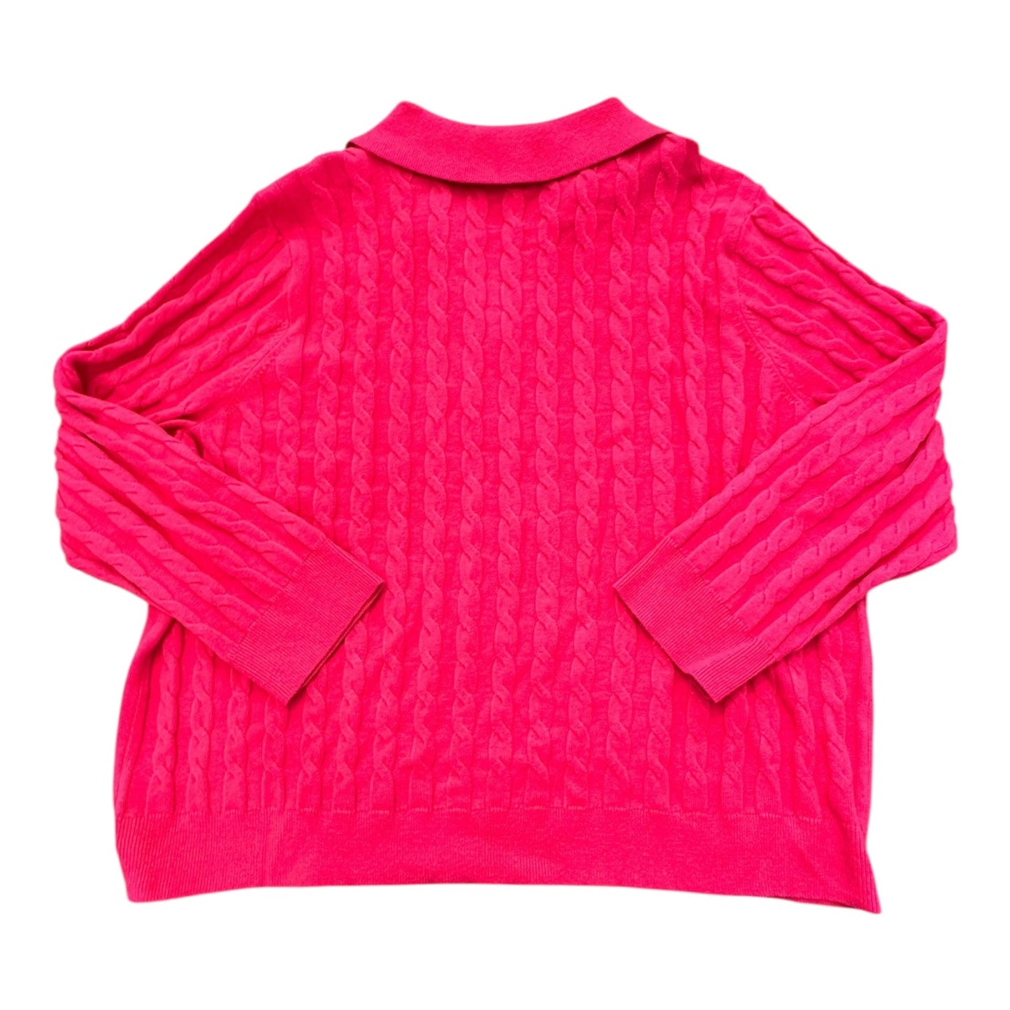Sweater By Talbots In Pink, Size:3X