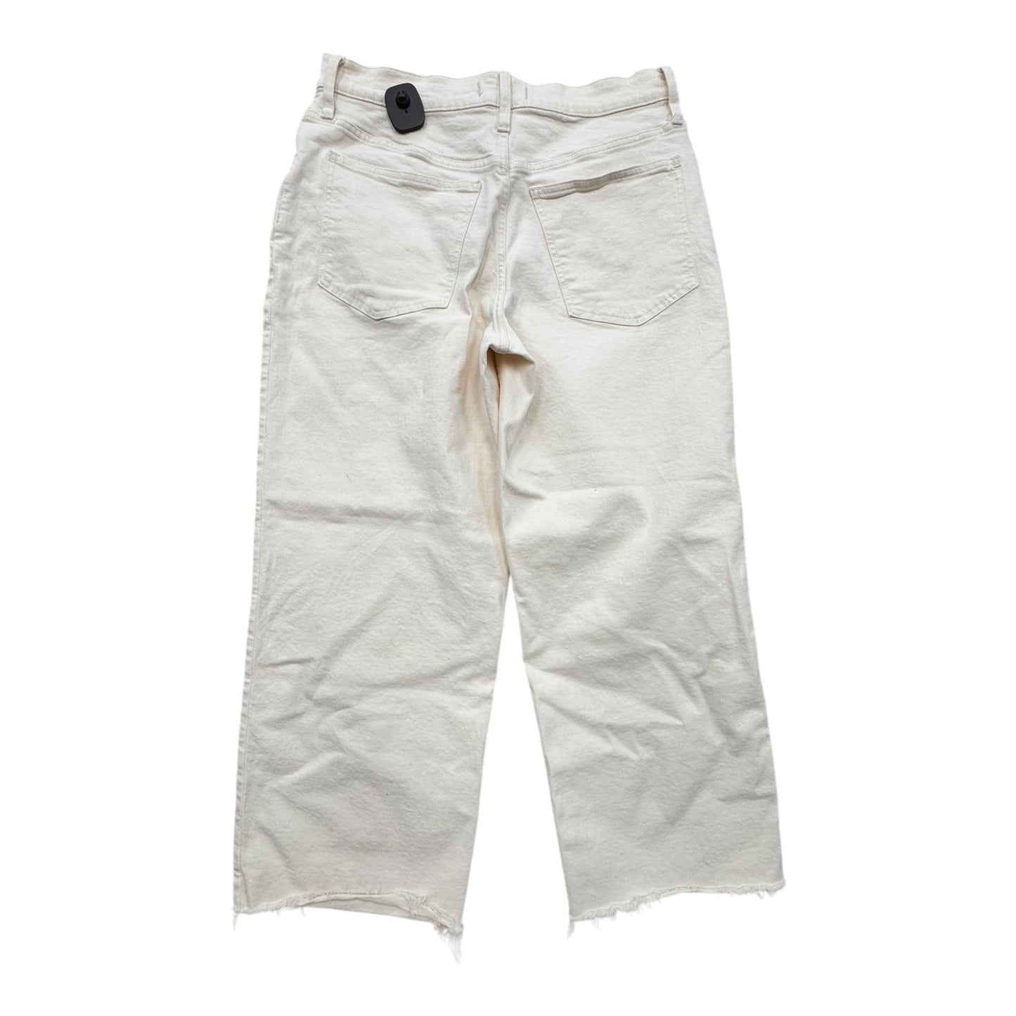 Jeans Wide Leg By Madewell In Tan Denim, Size:12