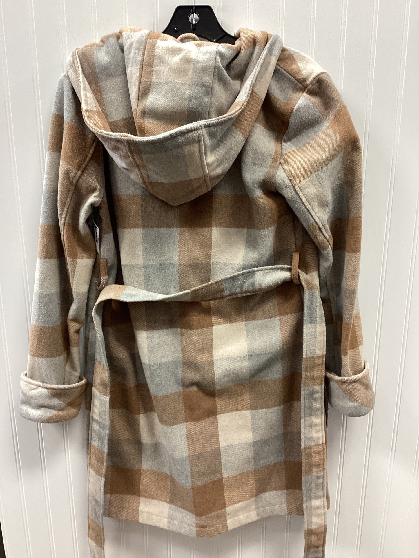 Jacket Fleece By A New Day In Brown & Tan, Size:Xs