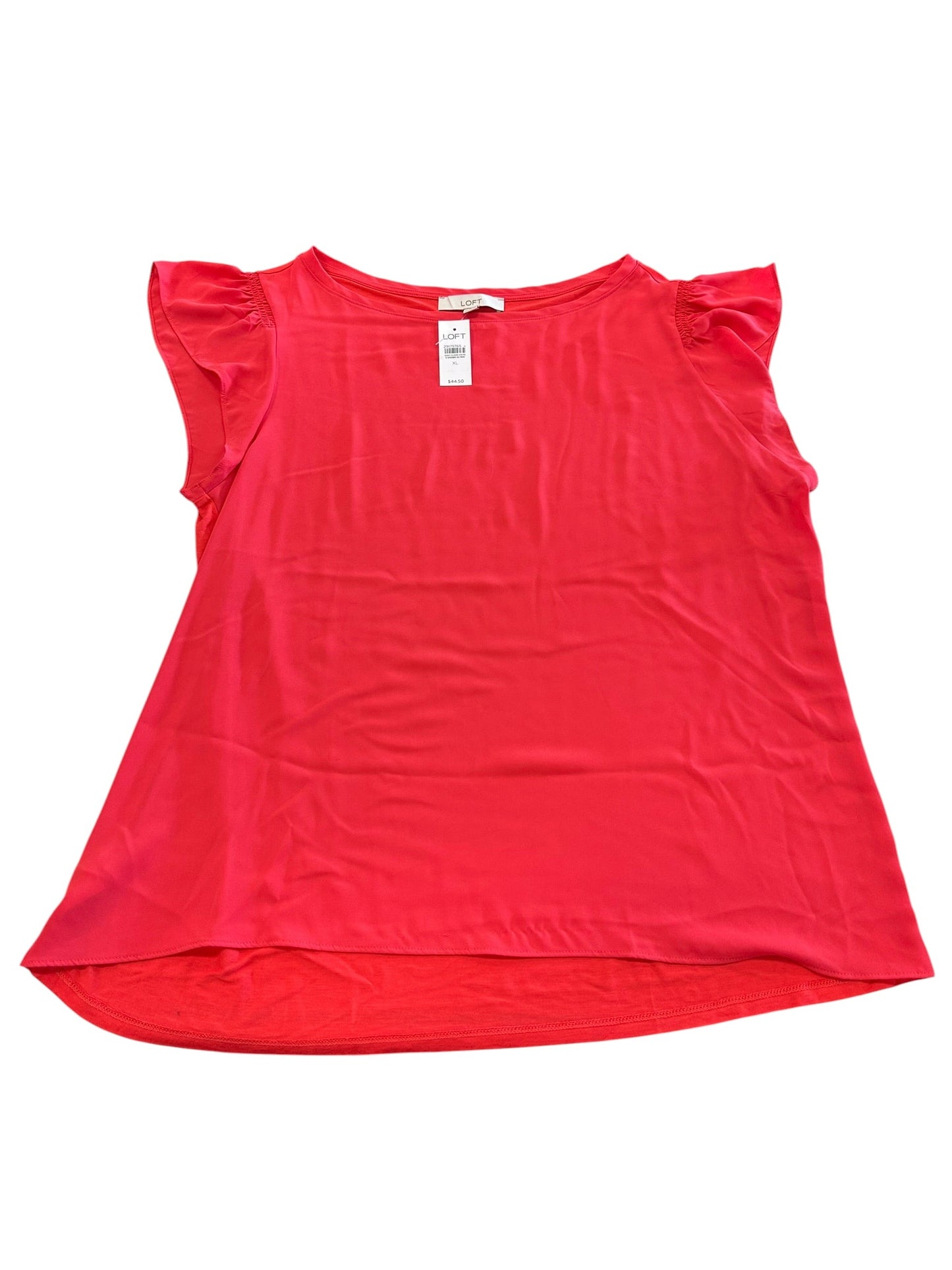 Top Sleeveless By Loft In Pink, Size:Xl