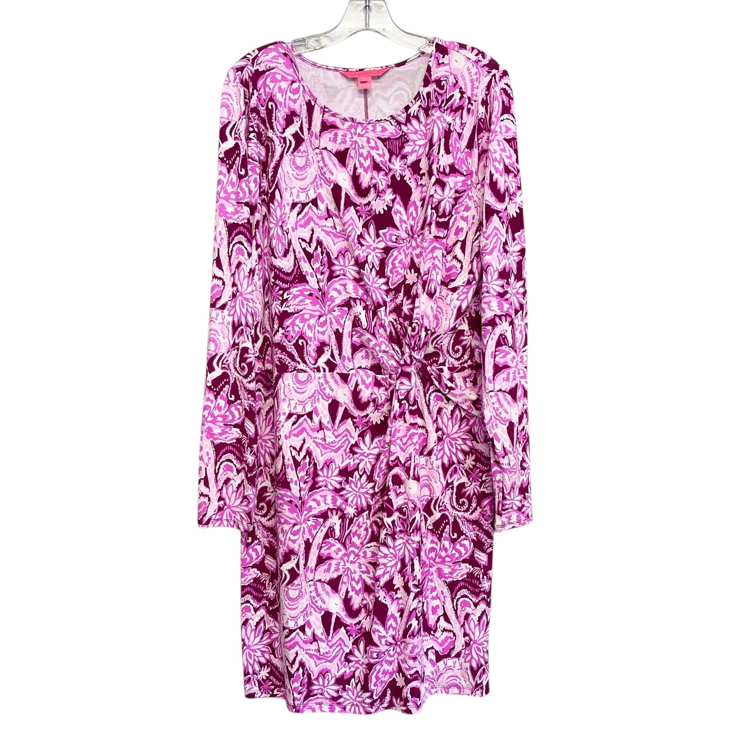 Dress Designer By Lilly Pulitzer In Pink & Red, Size:Xl