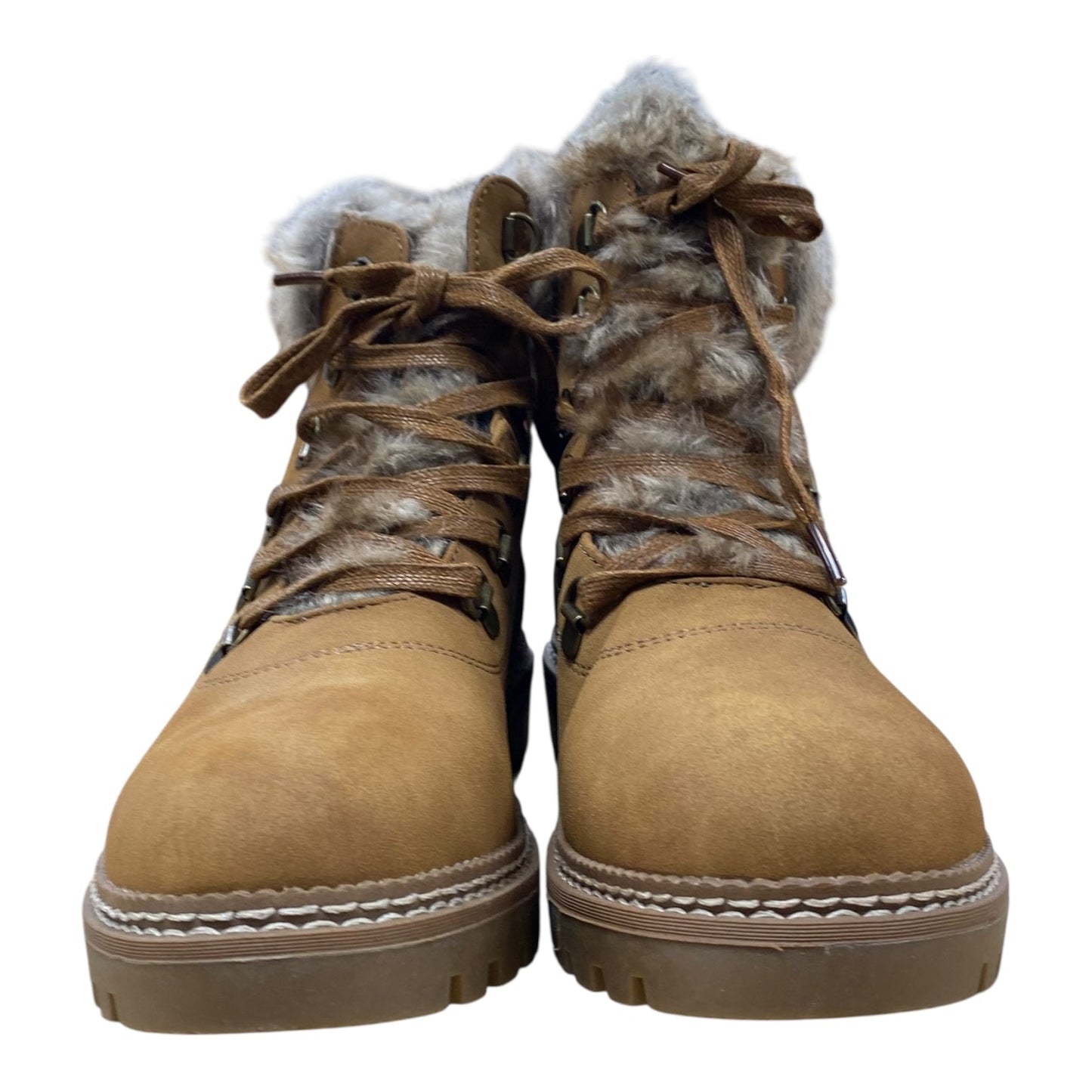 Boots Ankle Flats By Corkys In Tan, Size:11