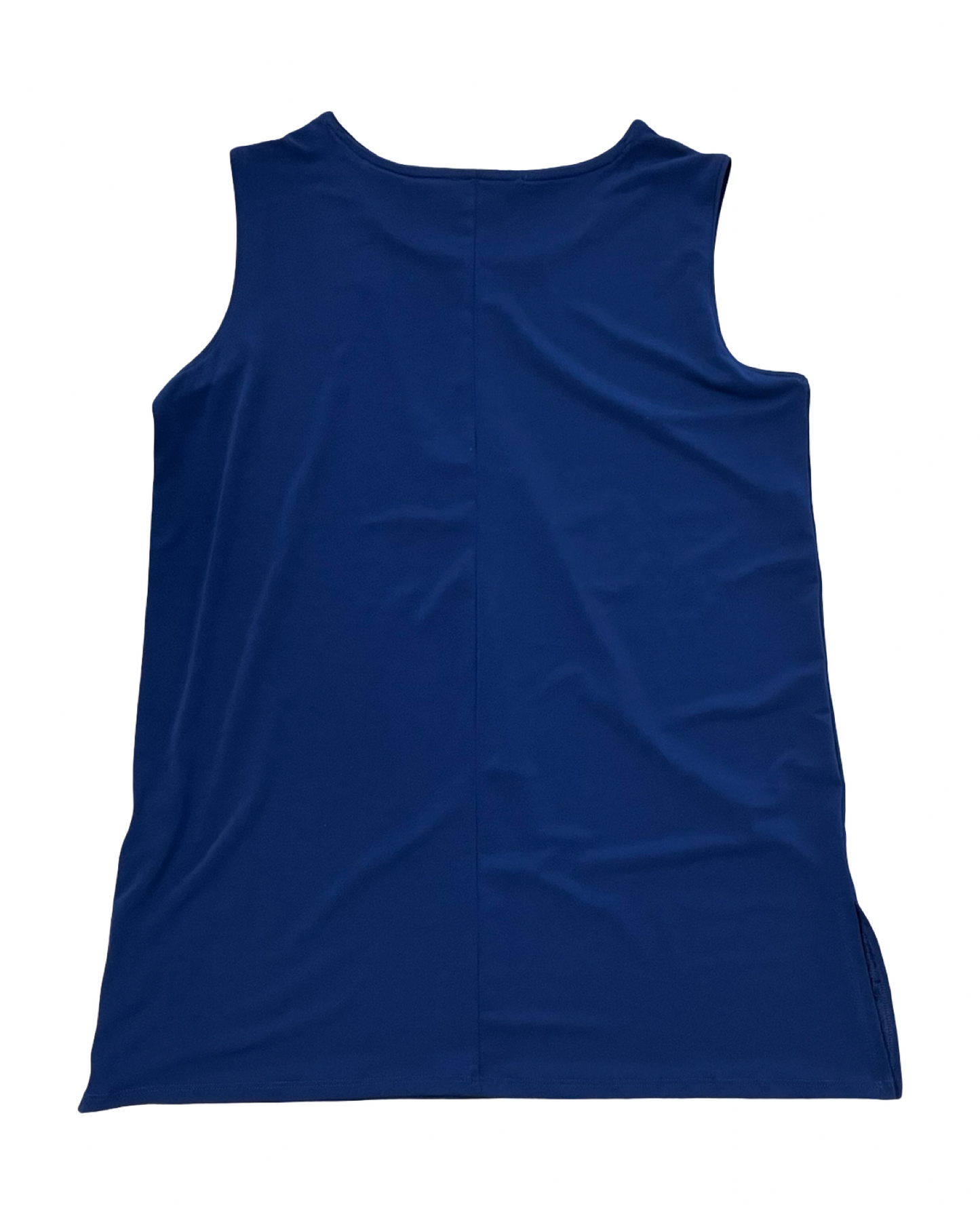 Top Sleeveless By Zenana In Blue, Size:M