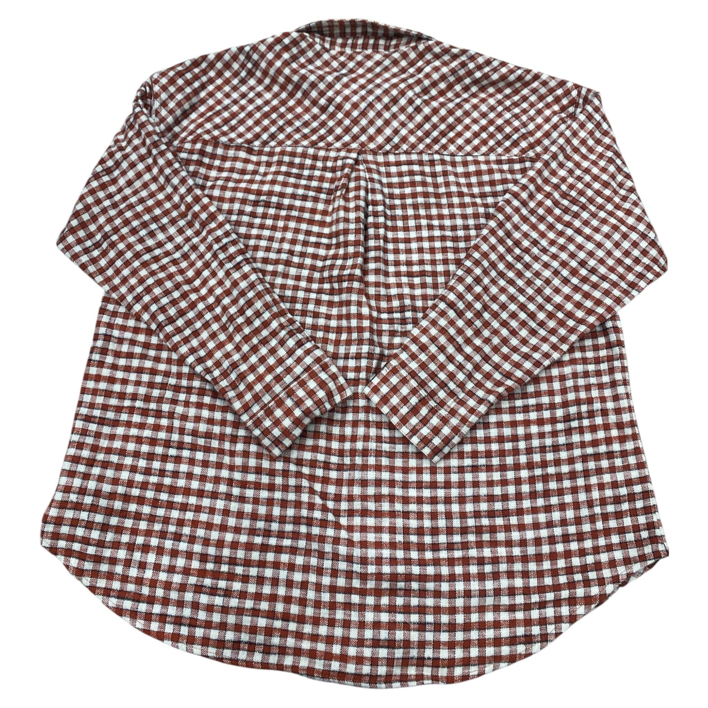 Top Ls By Maurices In Checkered Pattern, Size:Xl