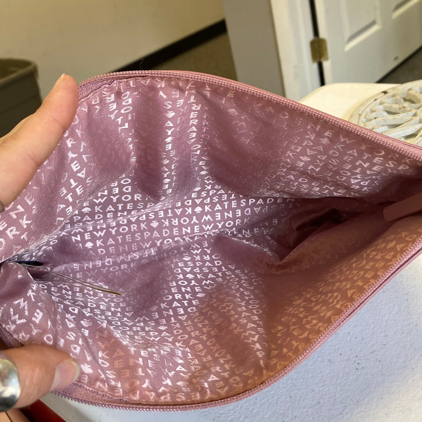 Clutch Designer By Kate Spade In Pink