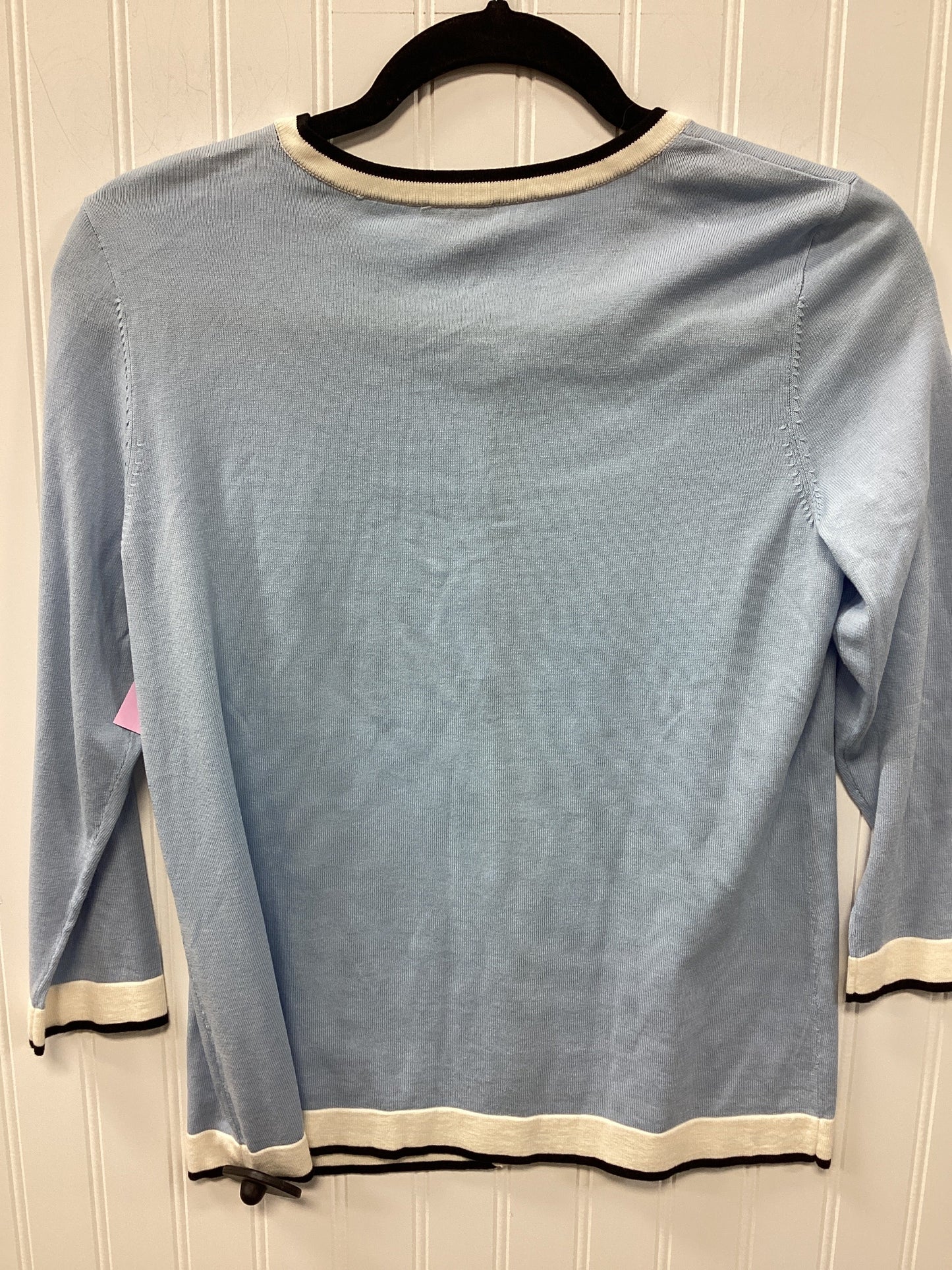 Cardigan By Talbots In Blue, Size:Mp