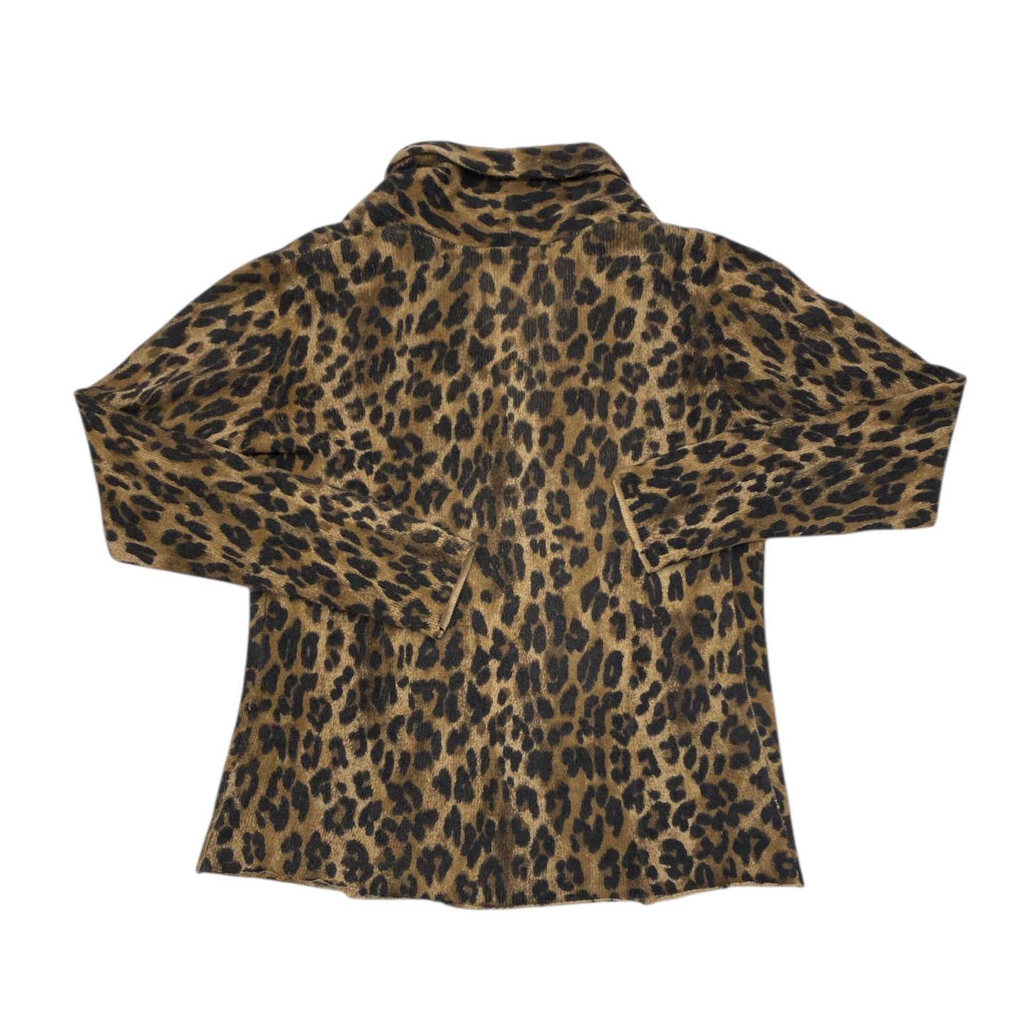Sweater Cardigan Cashmere By Charter Club In Animal Print, Size:S