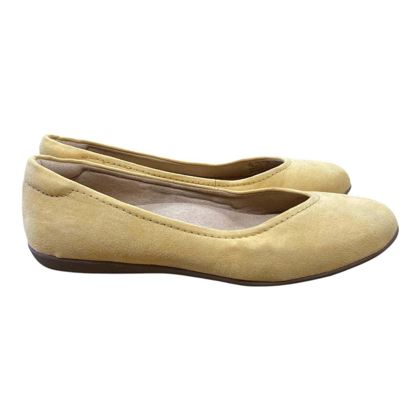 Shoes Flats By Naturalizer In Yellow, Size:8