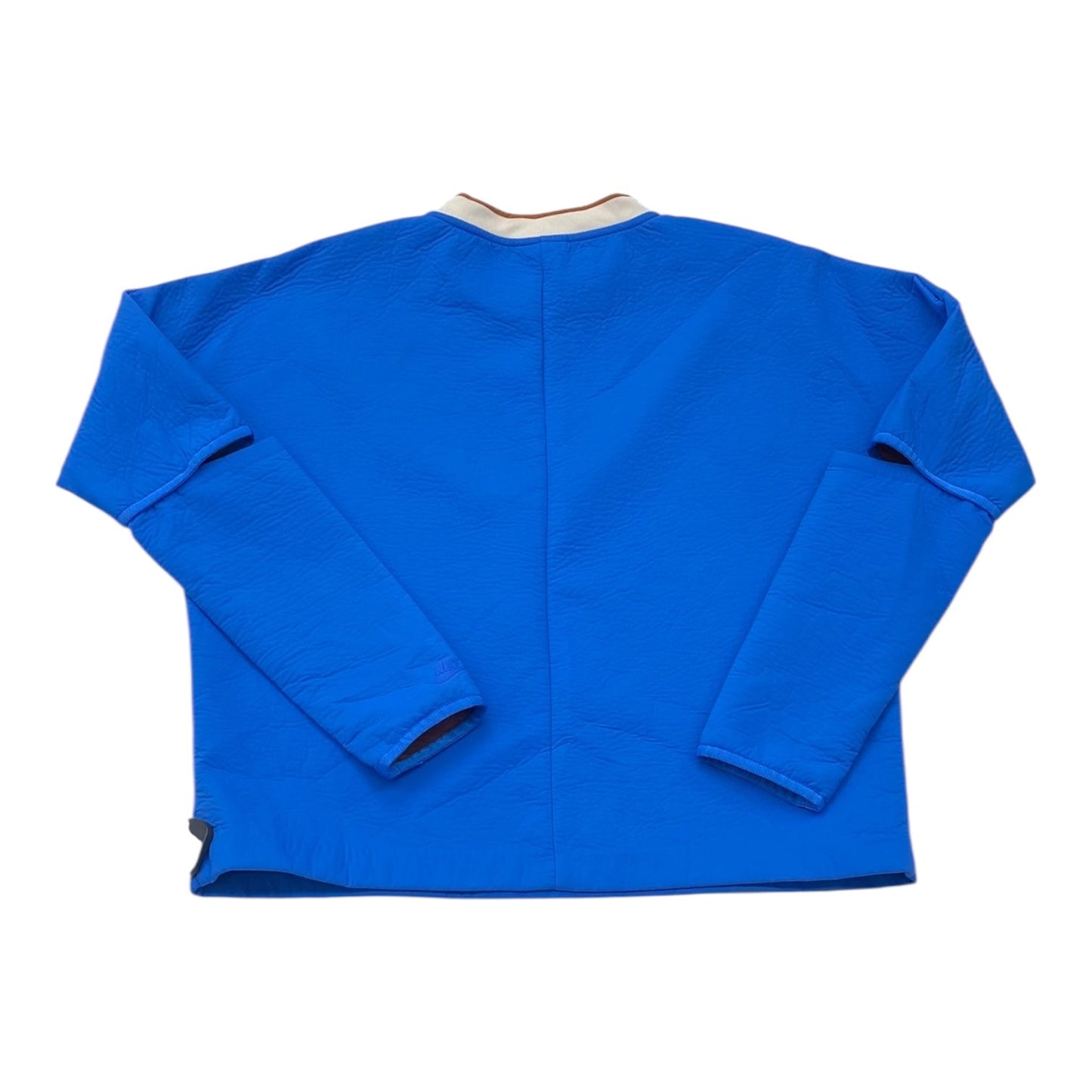 Athletic Top Ls Crewneck By Nike In Blue, Size:S