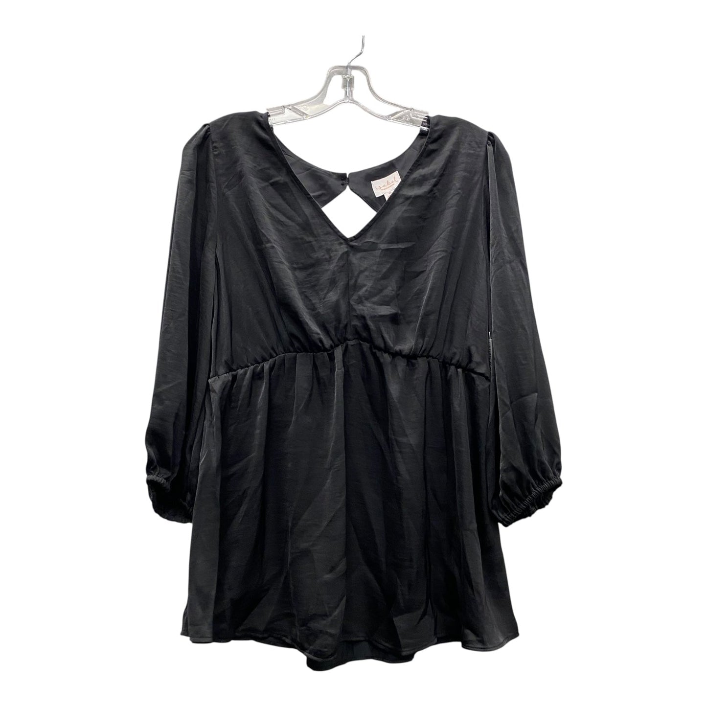 Mat Top Ls By Isabel Maternity In Black, Size:M