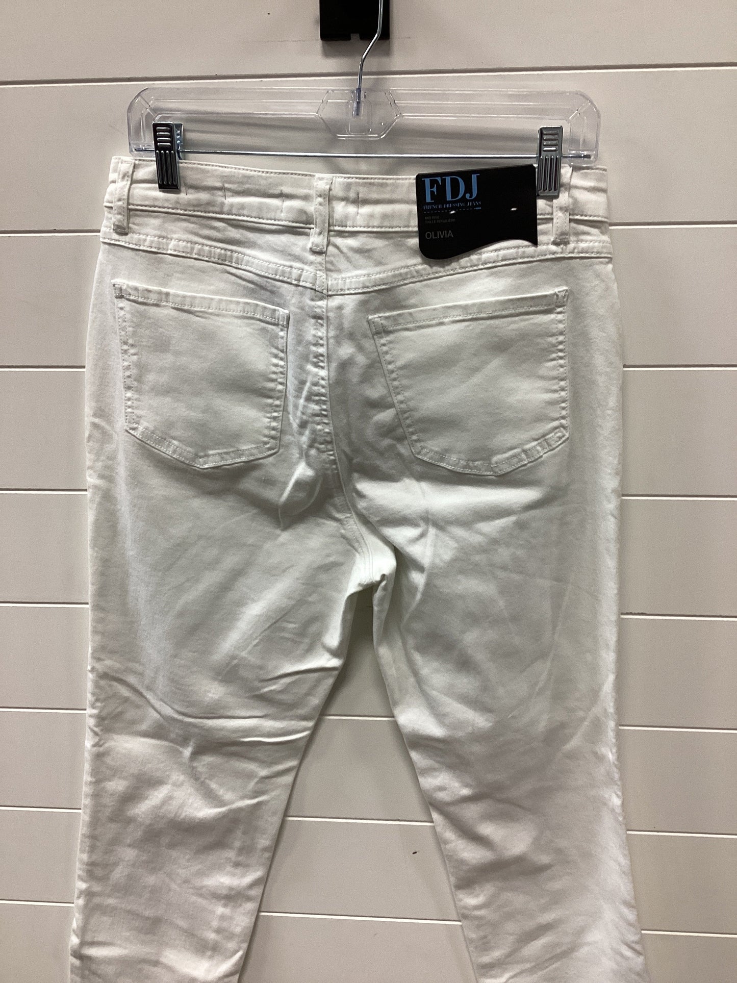 Jeans Skinny By French Dressing In White Denim, Size:10