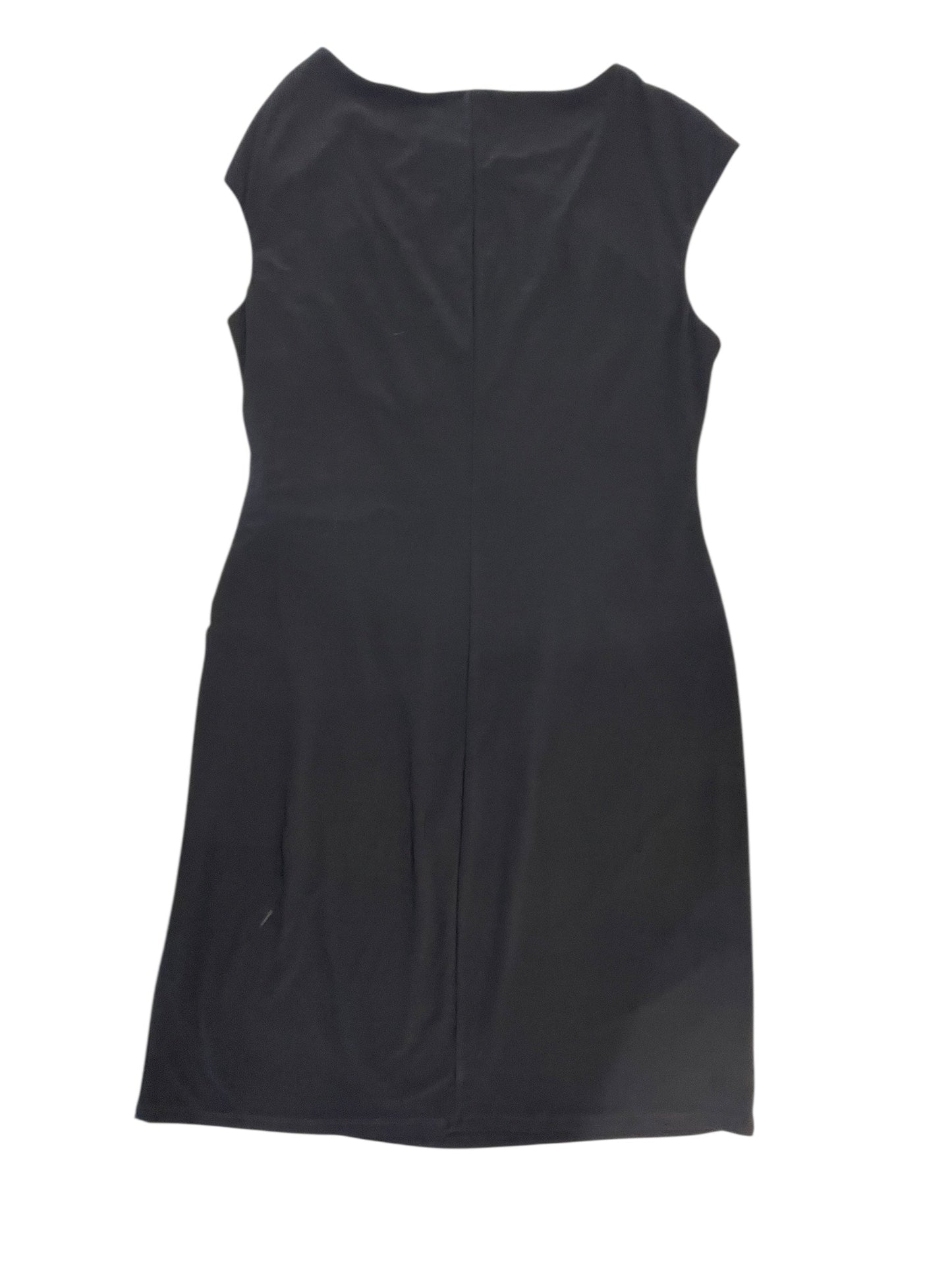 Dress Casual Midi By Black Label In Black, Size:Xl