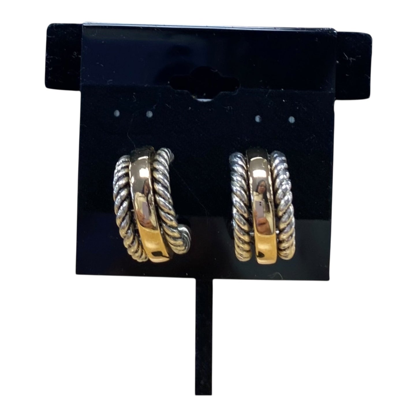 Earrings Hoop In Gold & Silver