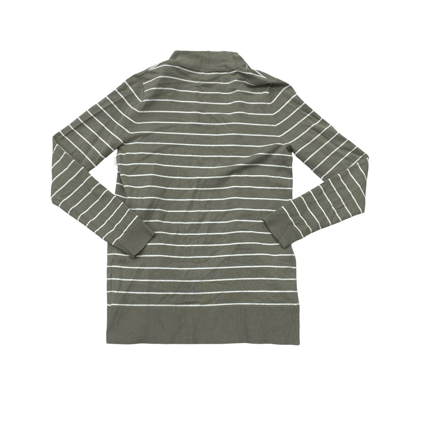 Sweater Cardigan By Staccato In Striped Pattern, Size:M