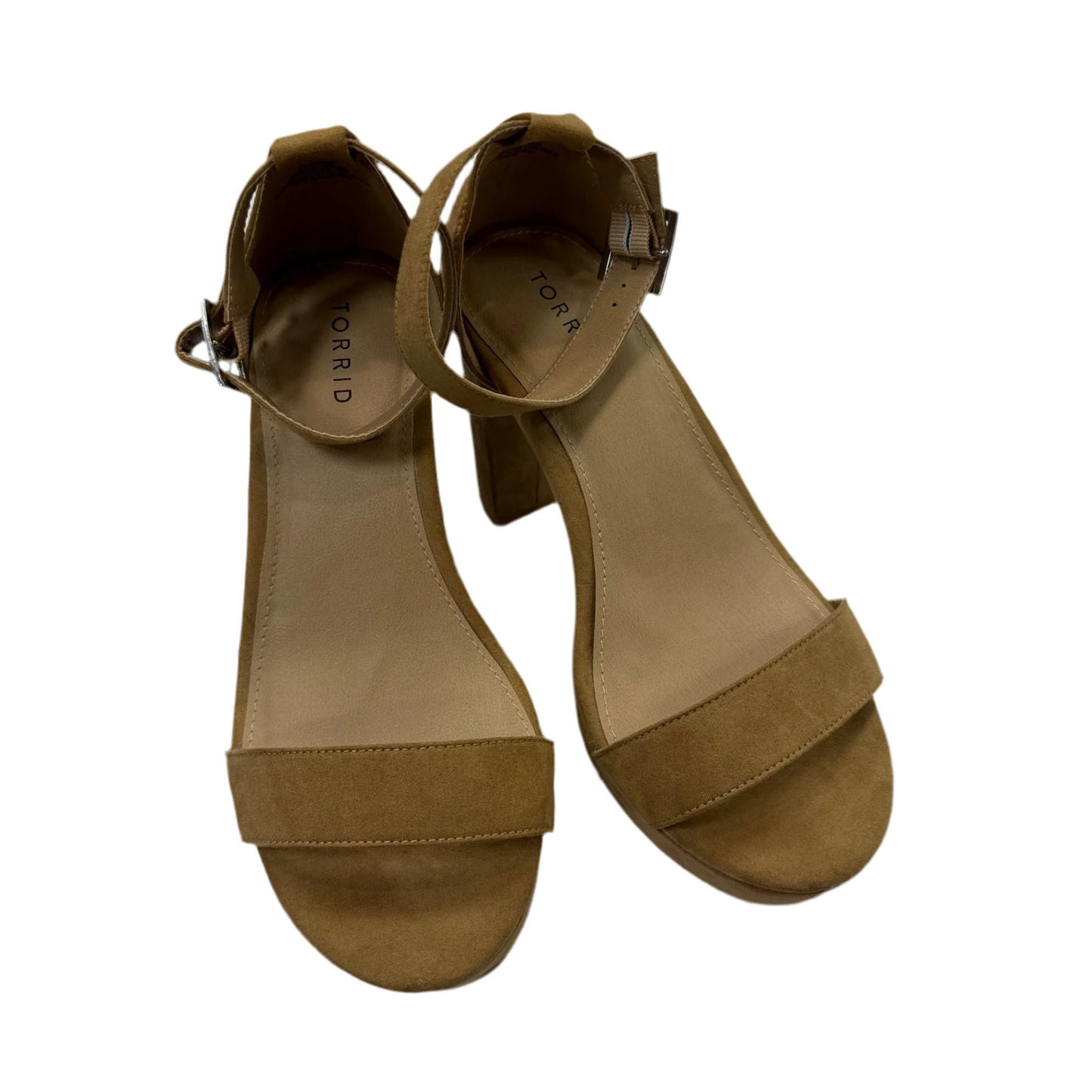 Shoes Heels Block By Torrid In Tan, Size: 10