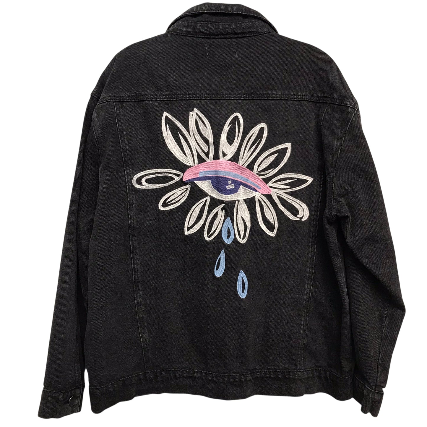 Jacket Denim By Nordstrom In Black, Size:M