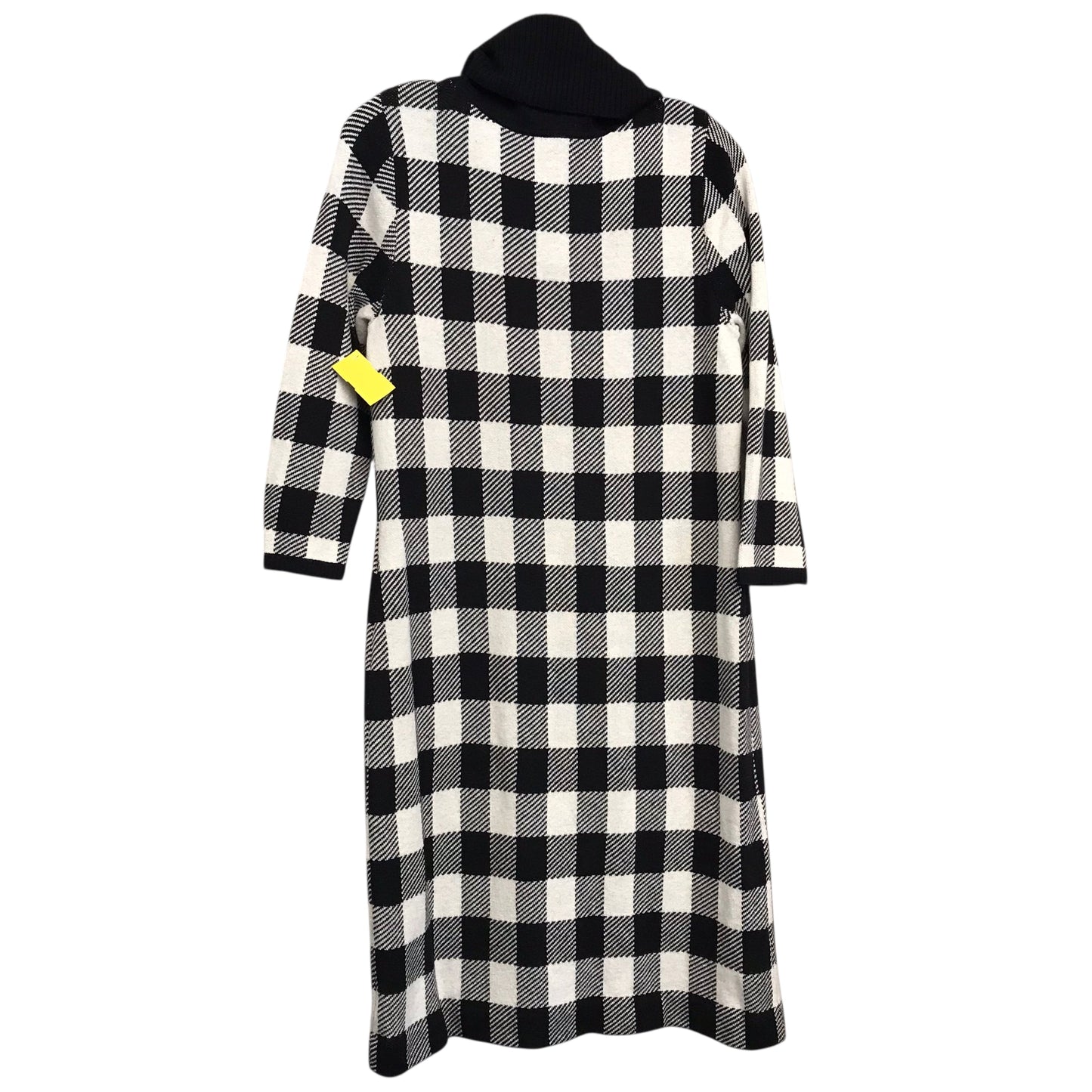 Dress Sweater By Talbots In Checkered Pattern, Size:M