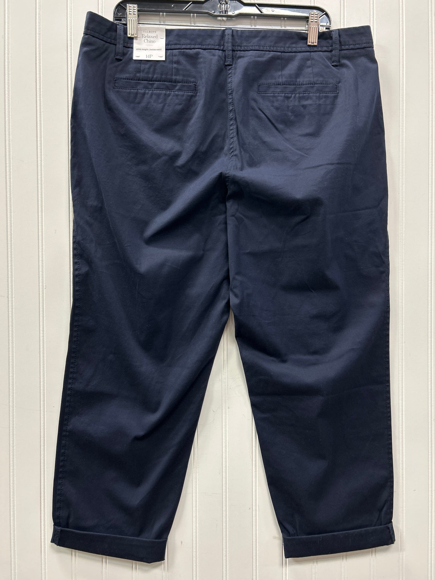 Pants Dress By Talbots In Navy, Size:14P